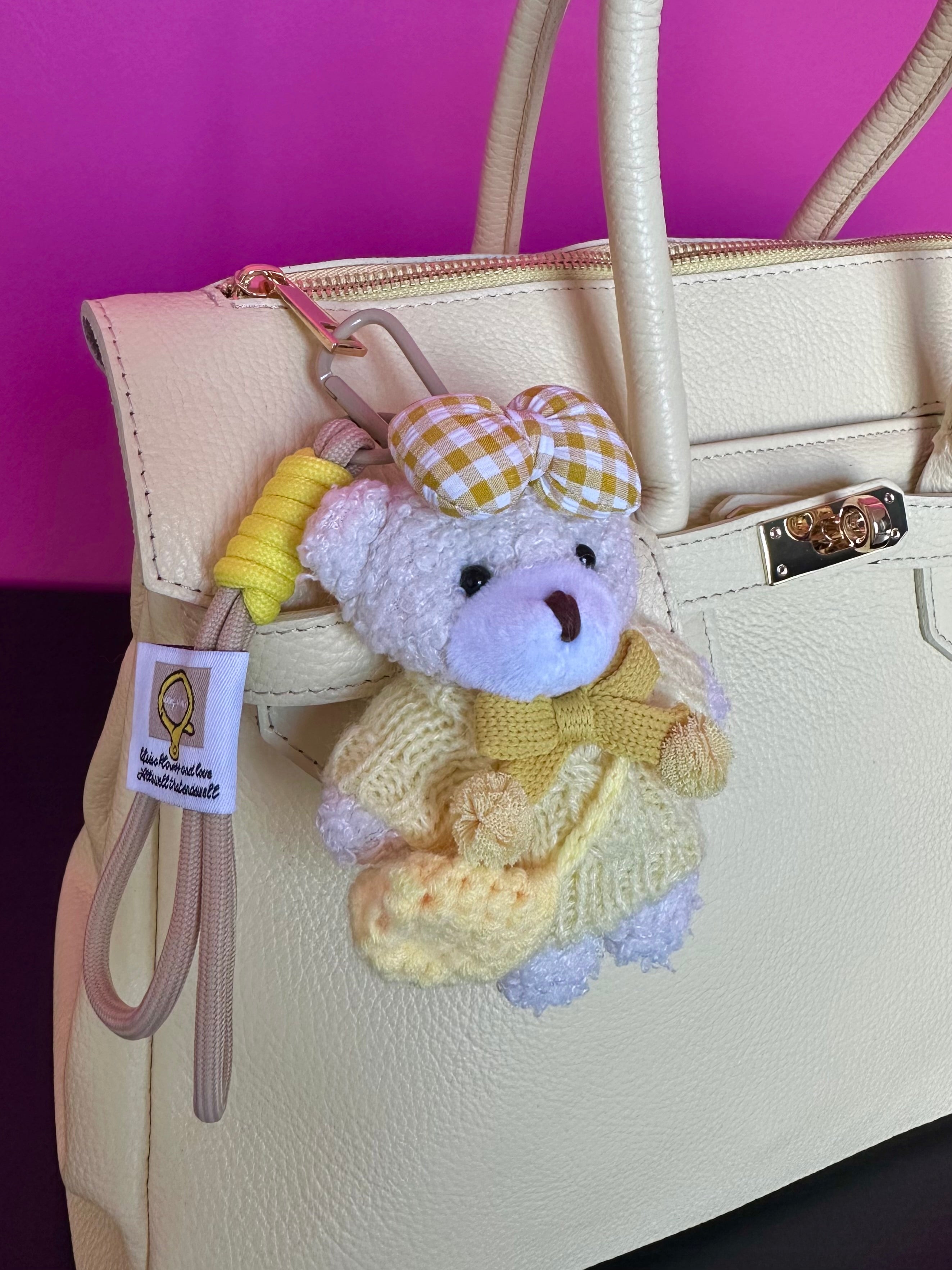 Ciondolo Borsa Teddy giallo