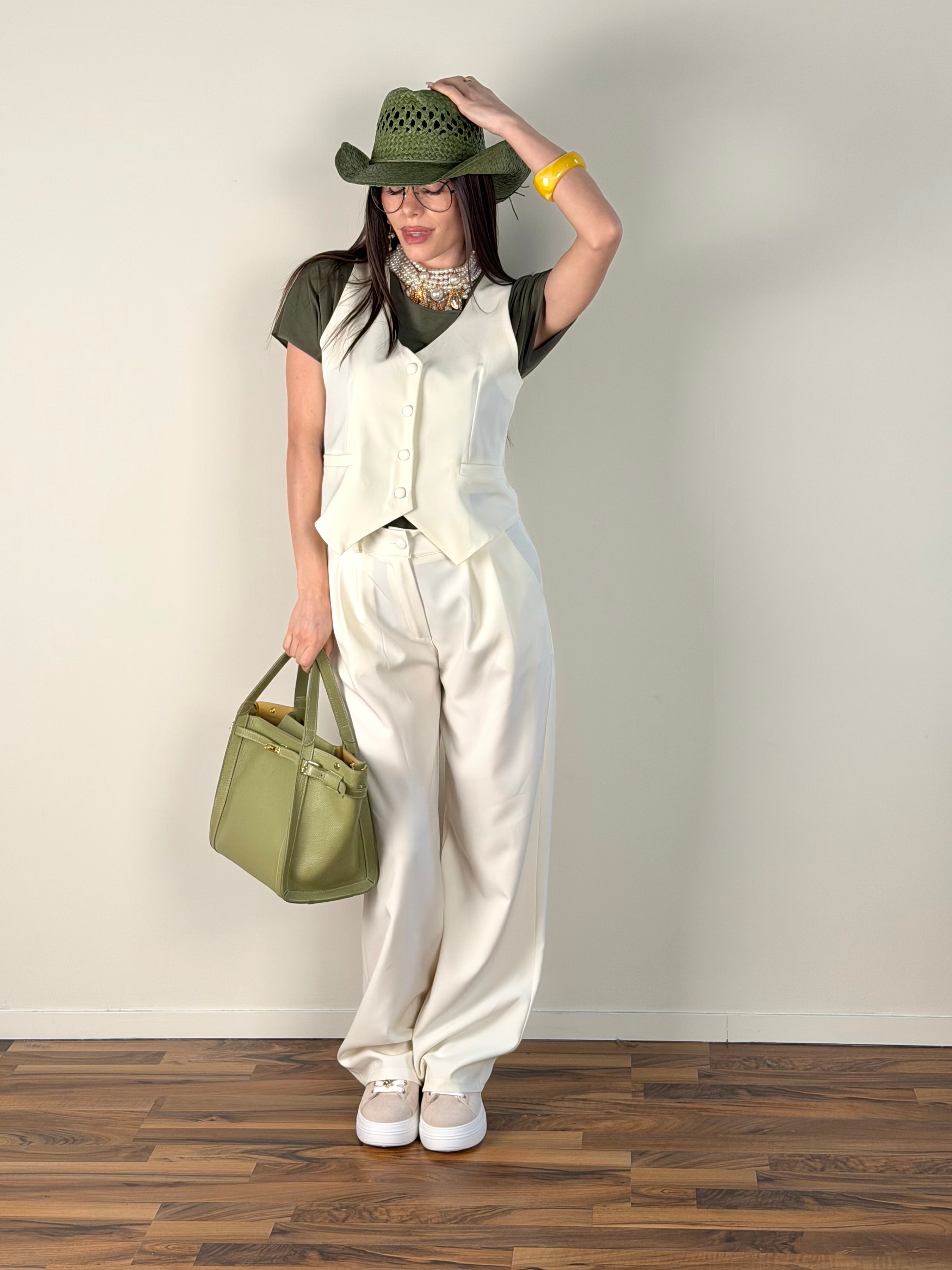 Gilet Luxe beige