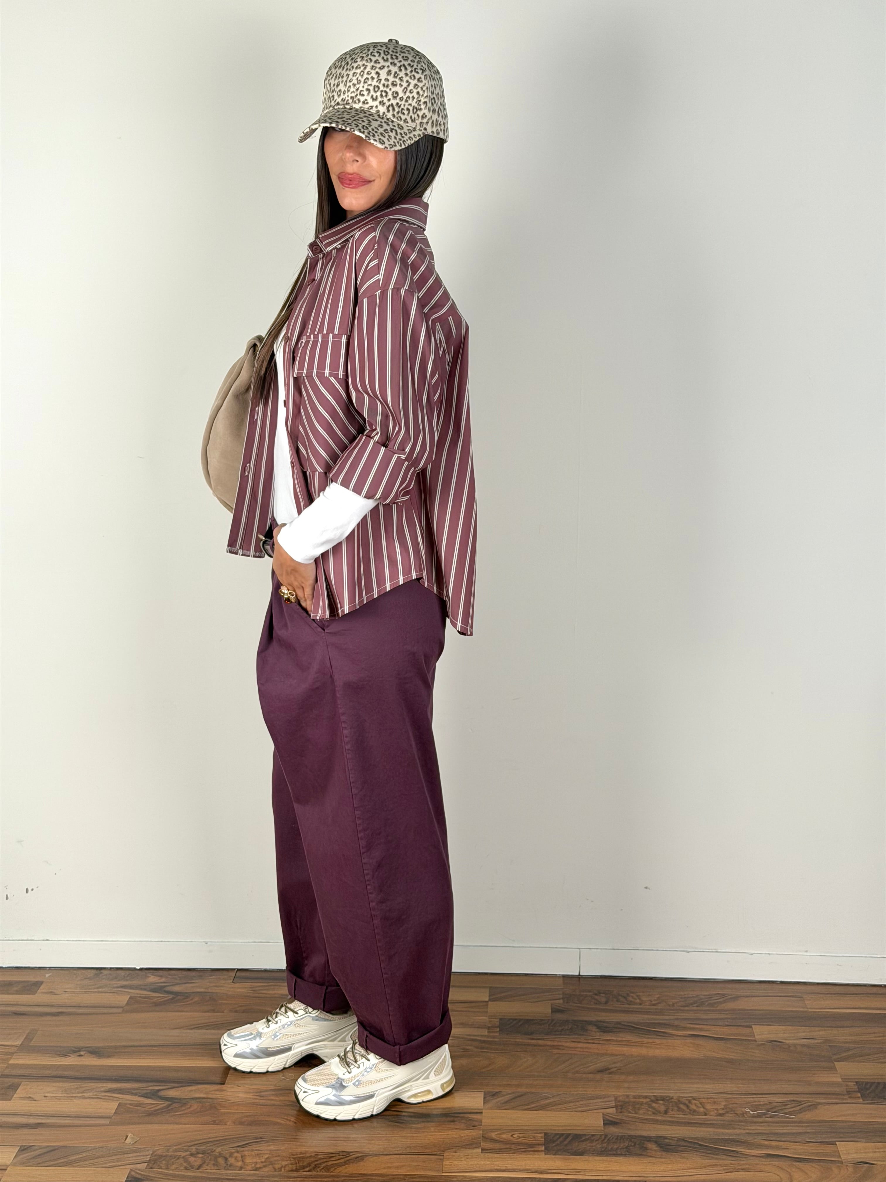 Camicia Zelda bordeaux