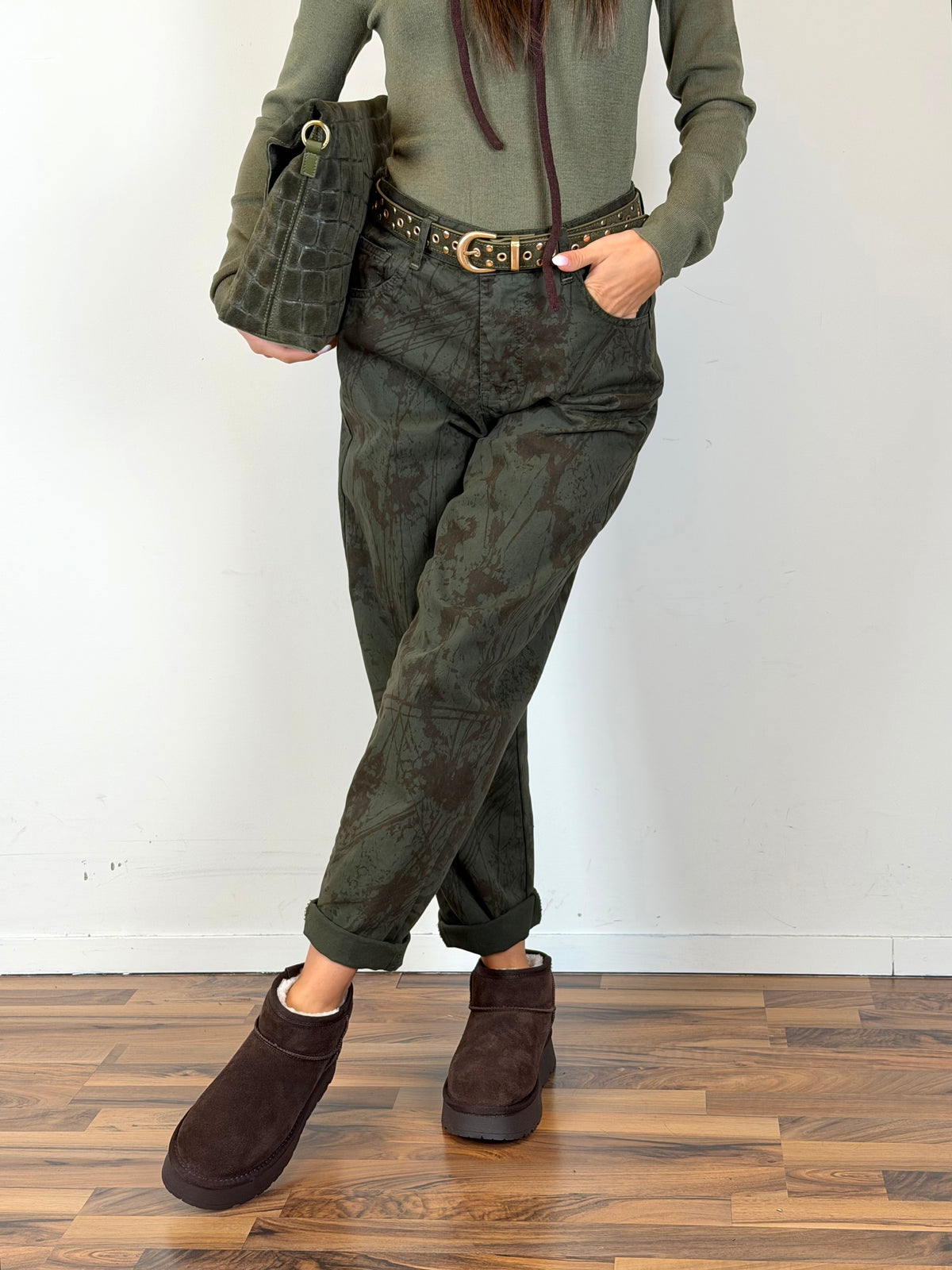 Jeans Luisa verde