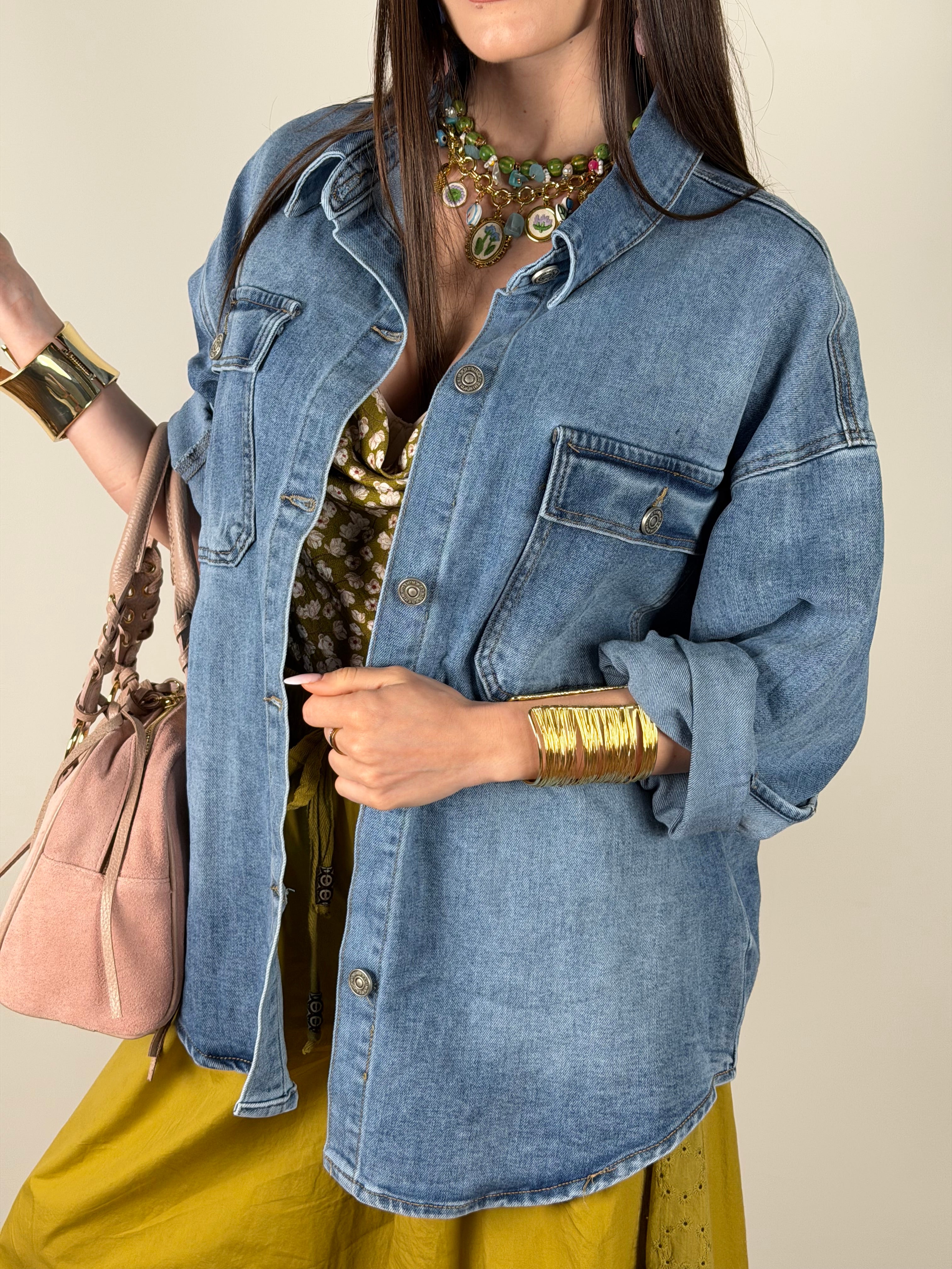 Camicia di jeans primavera