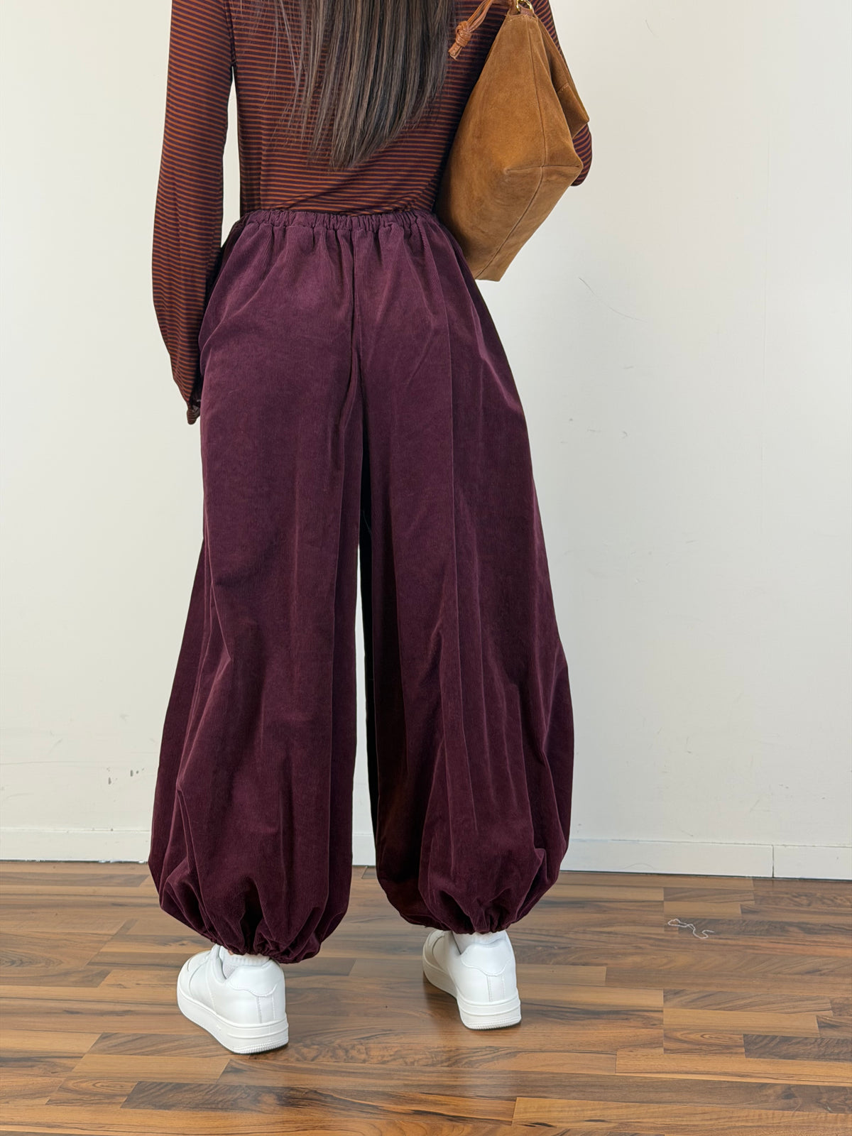 Pantalone Ginny bordeaux