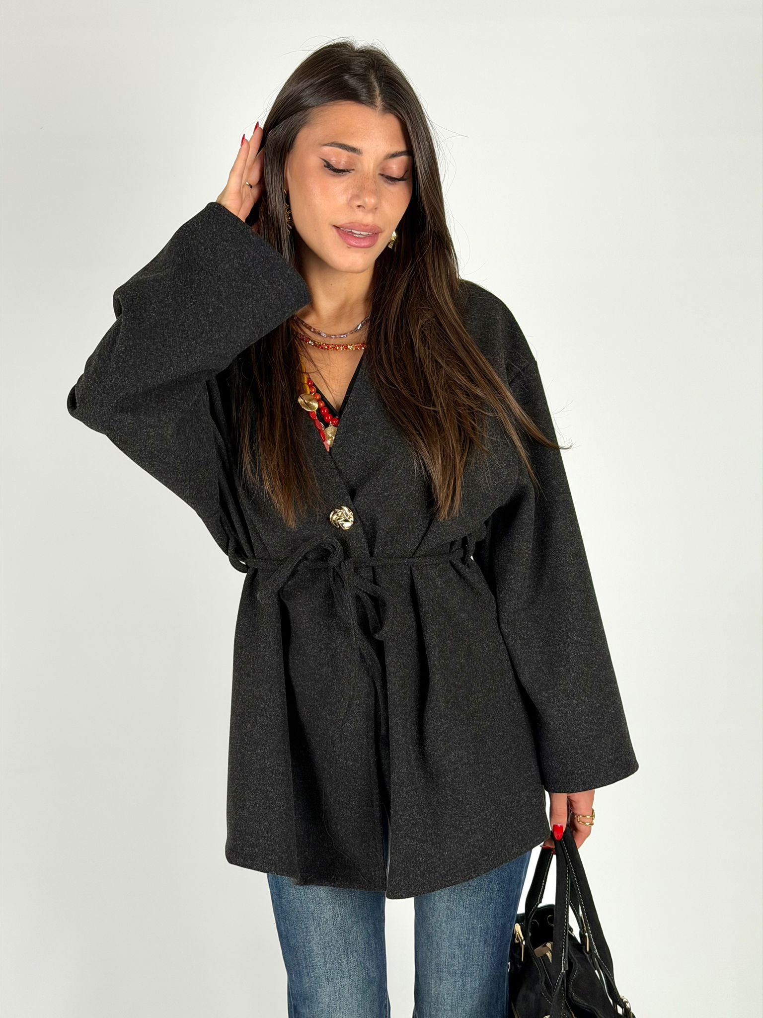 Cappotto Britney nero