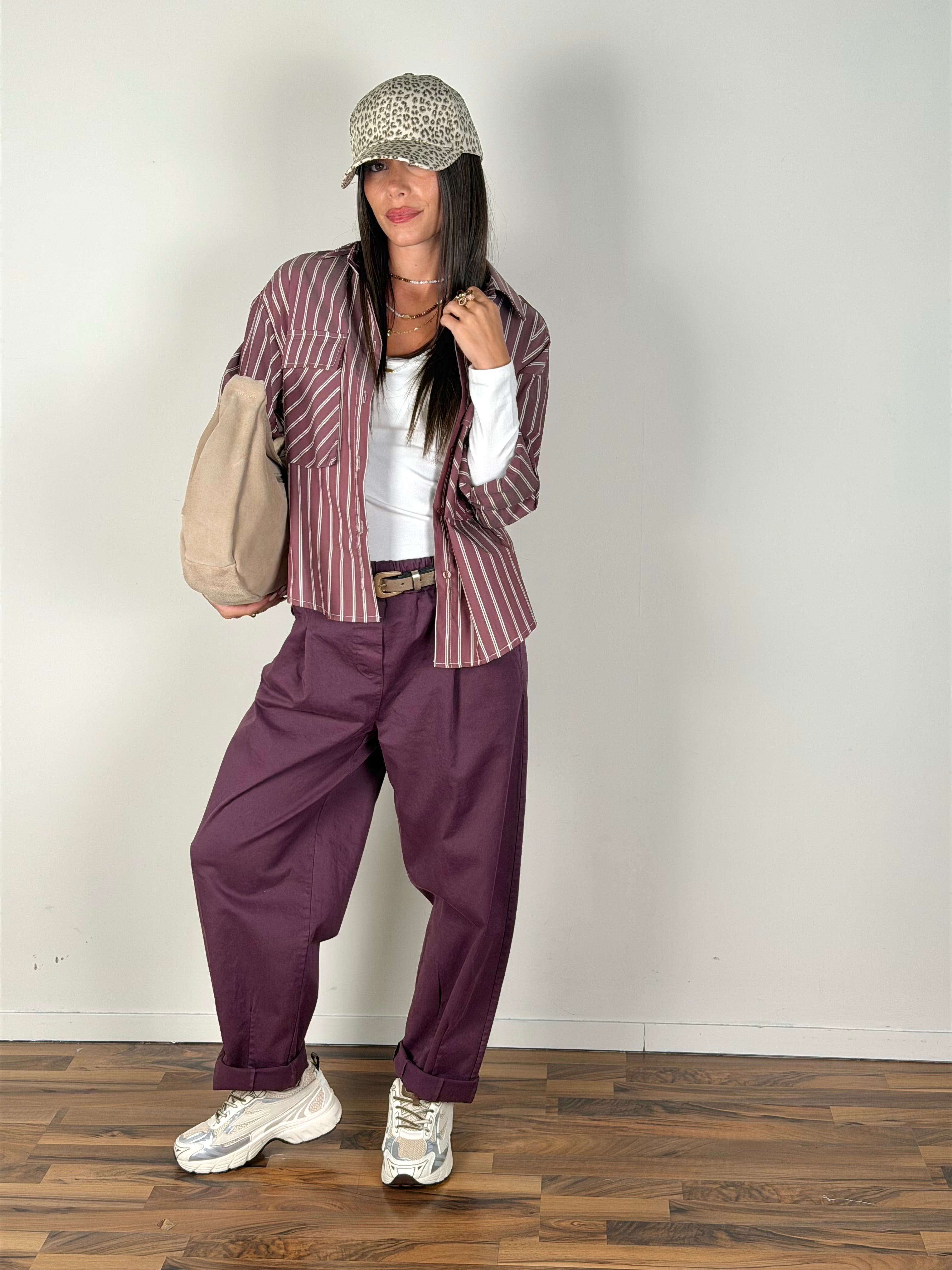 Camicia Zelda bordeaux