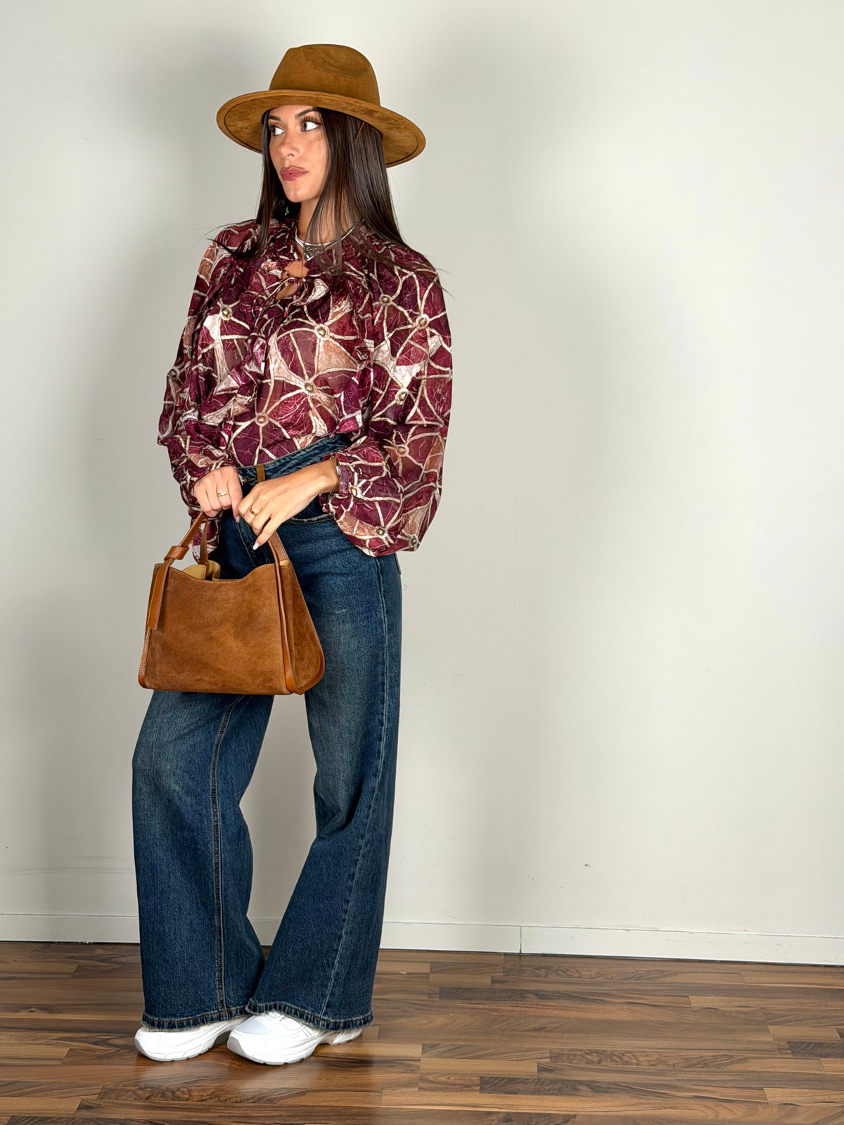 Camicia Sugar bordeaux