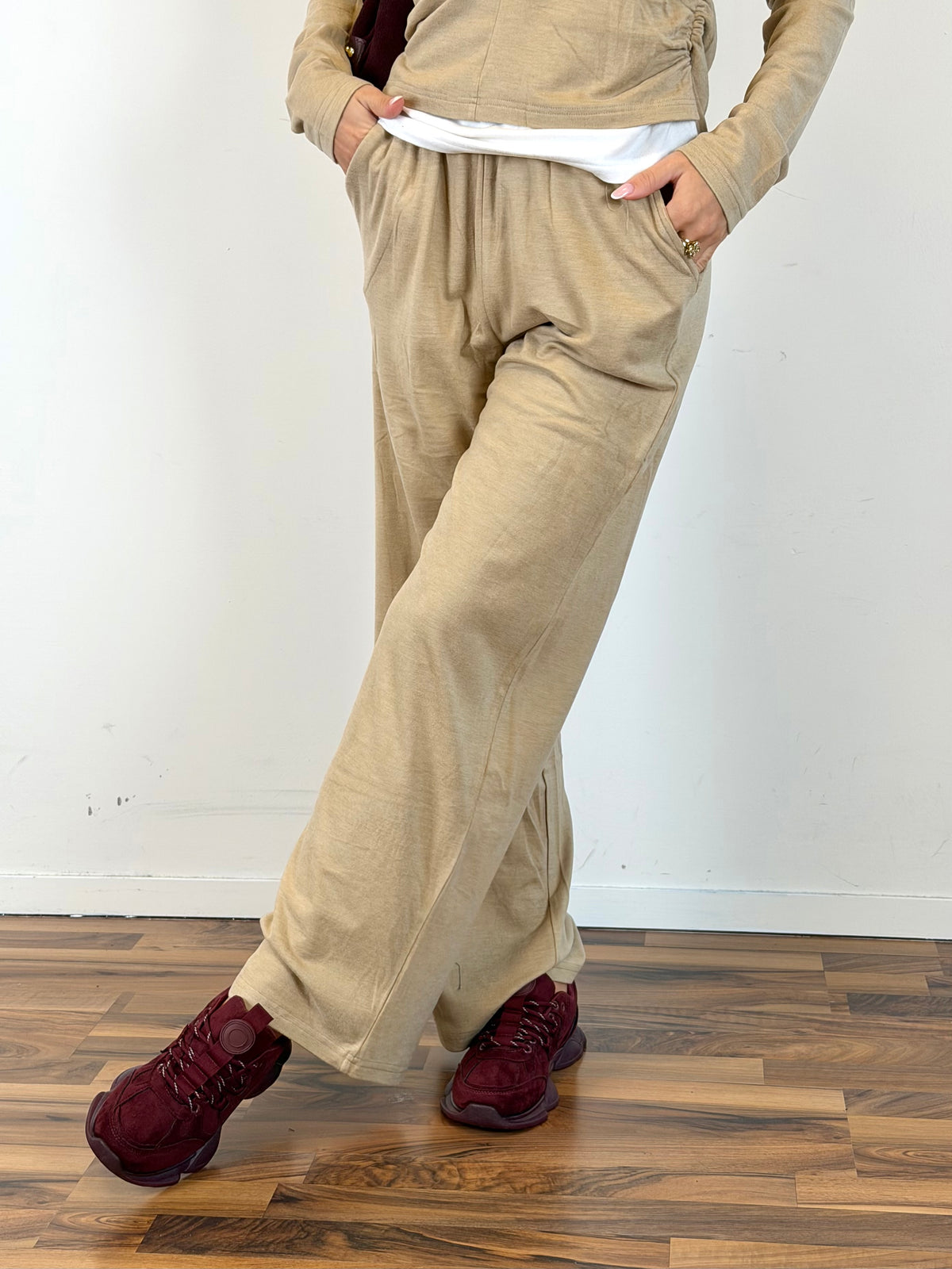 Pantalone tuta Zoe fango