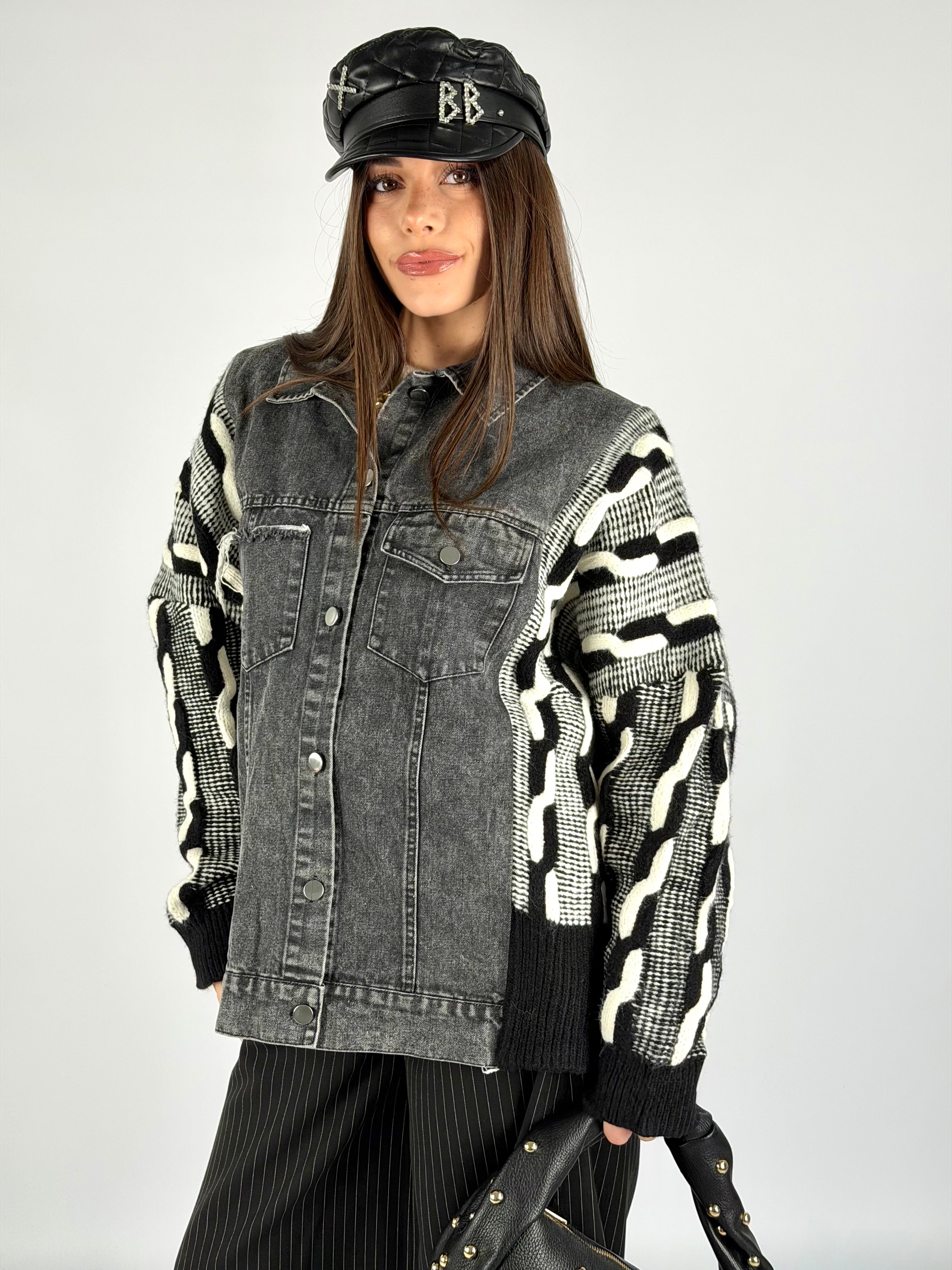 Giubbino maniche maglia Indie