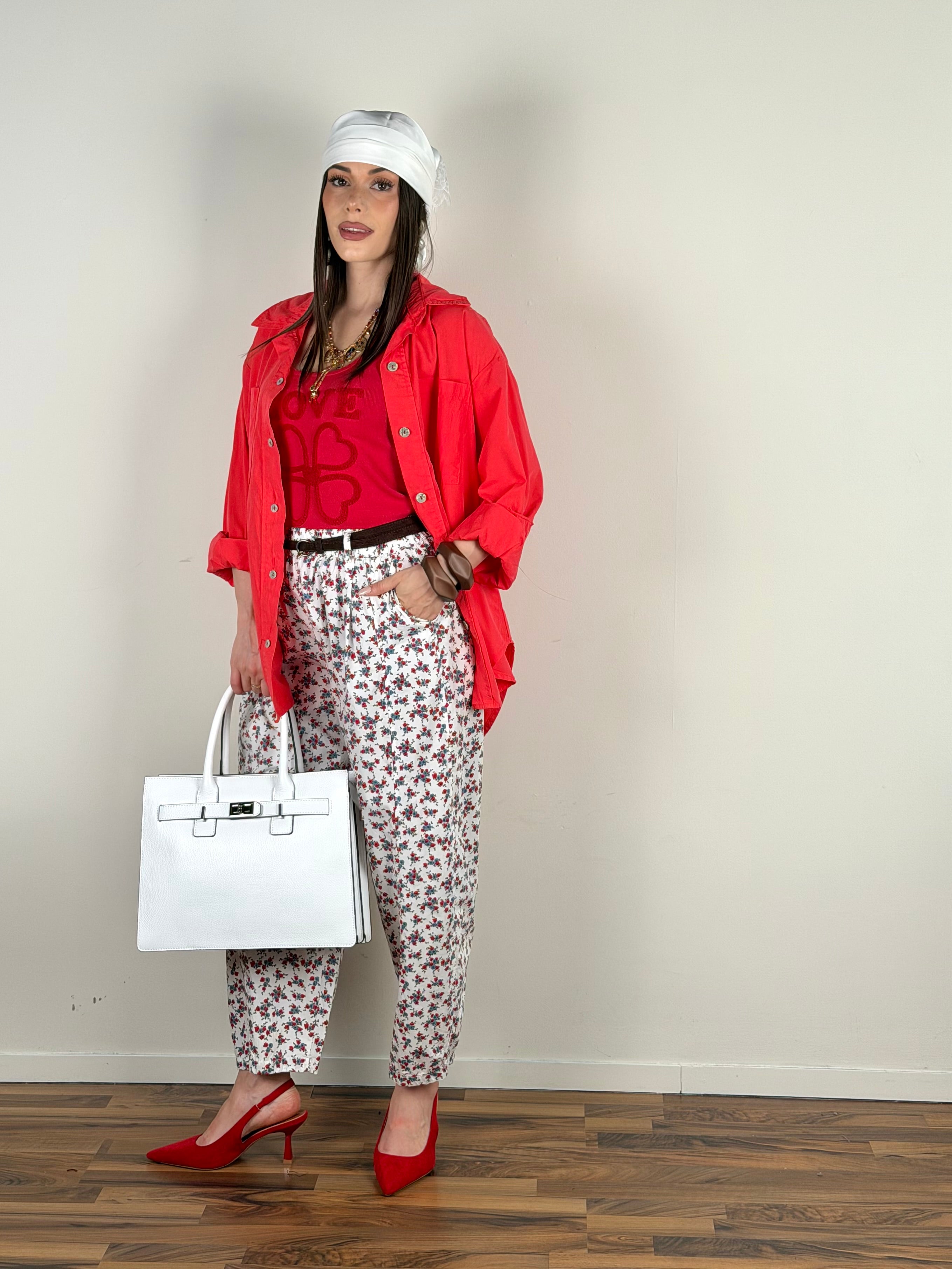 Camicia Ines rosso