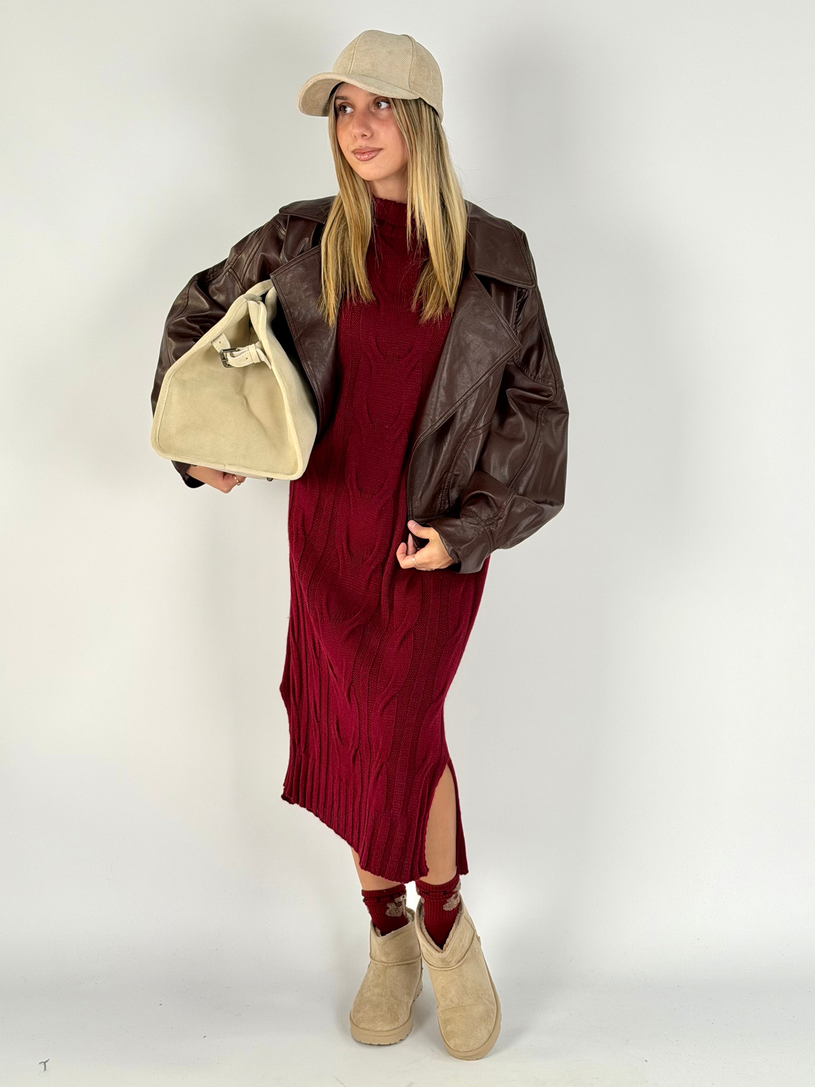 Bomber Lucy bordeaux