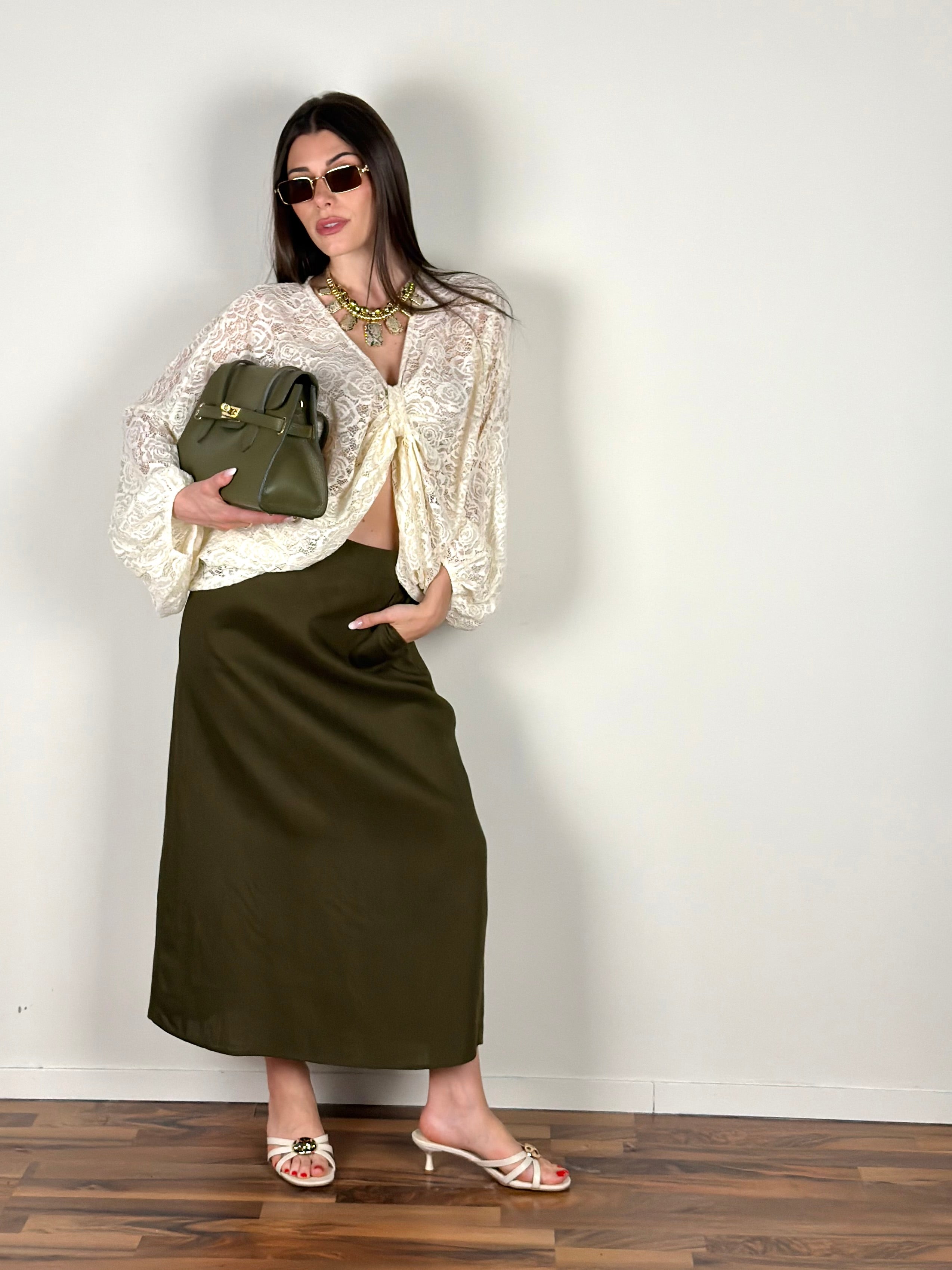 Maglia Drama beige