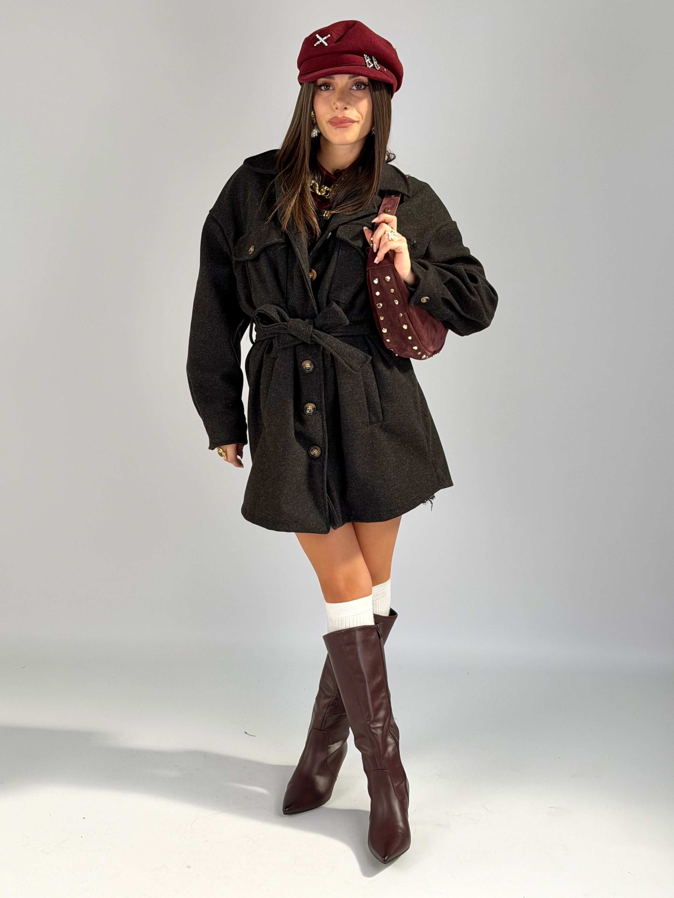 Cappotto Milena nero