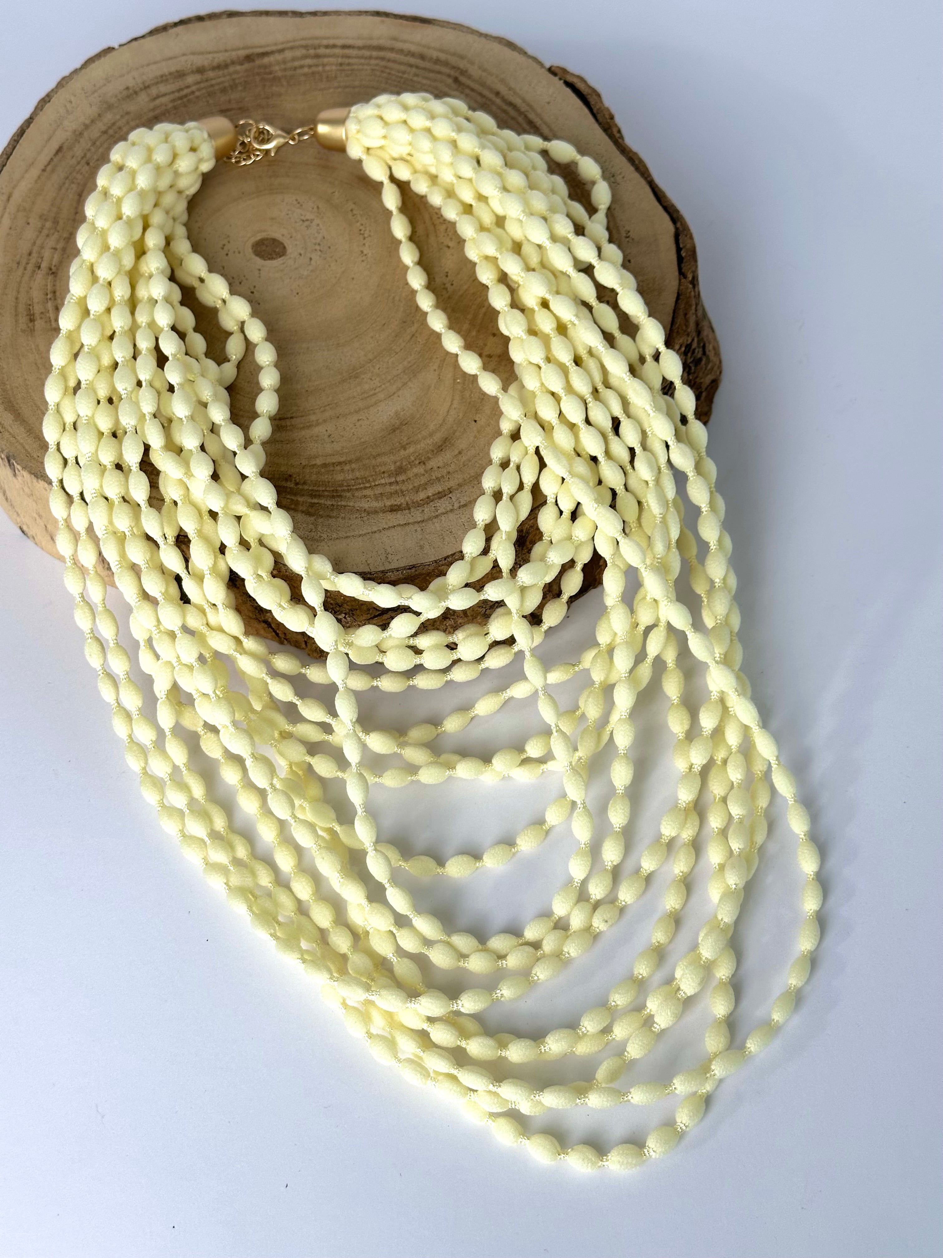 Maxi Collana giallo limone