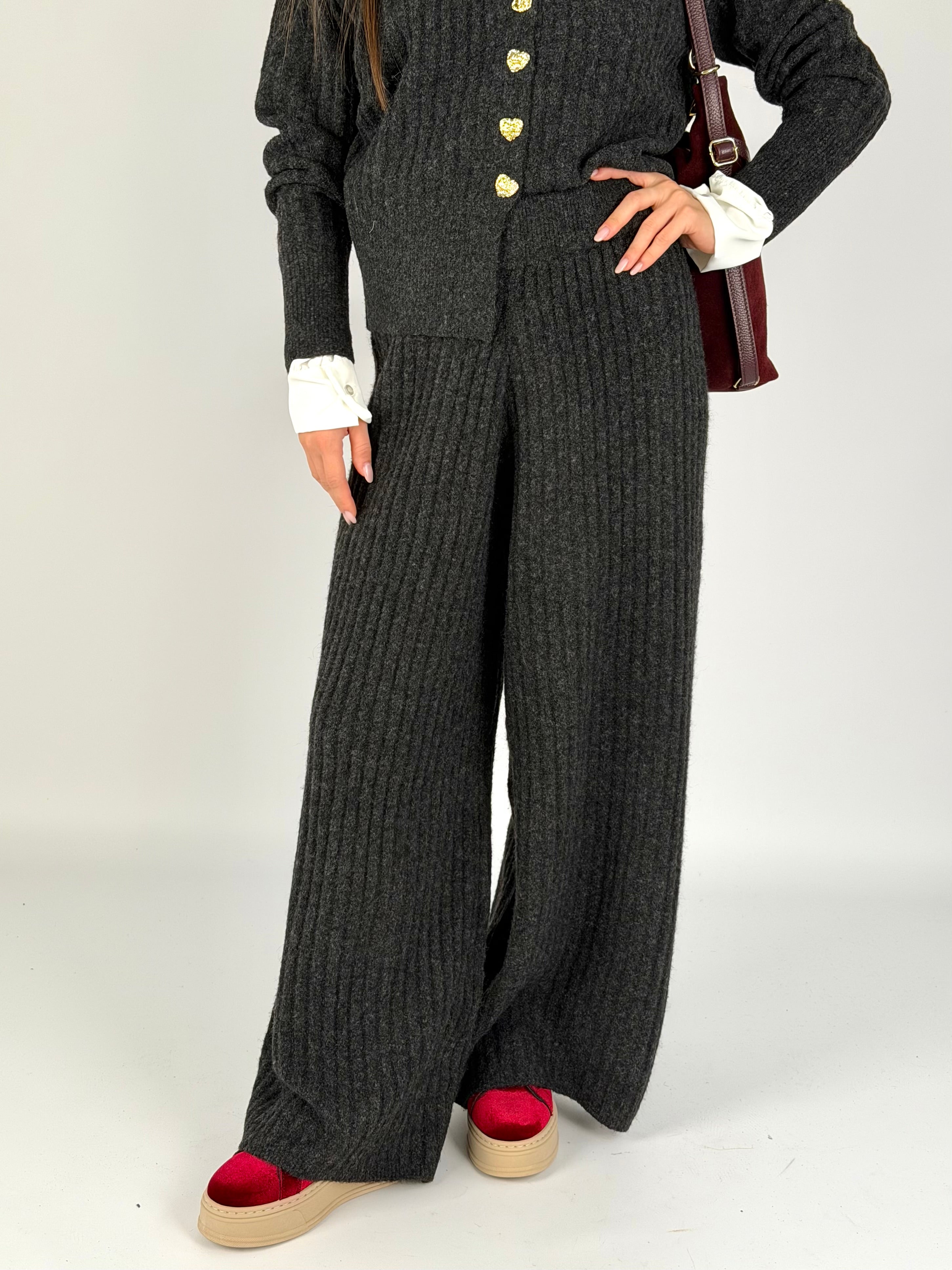 Pantalone tuta sportiva Venere nera