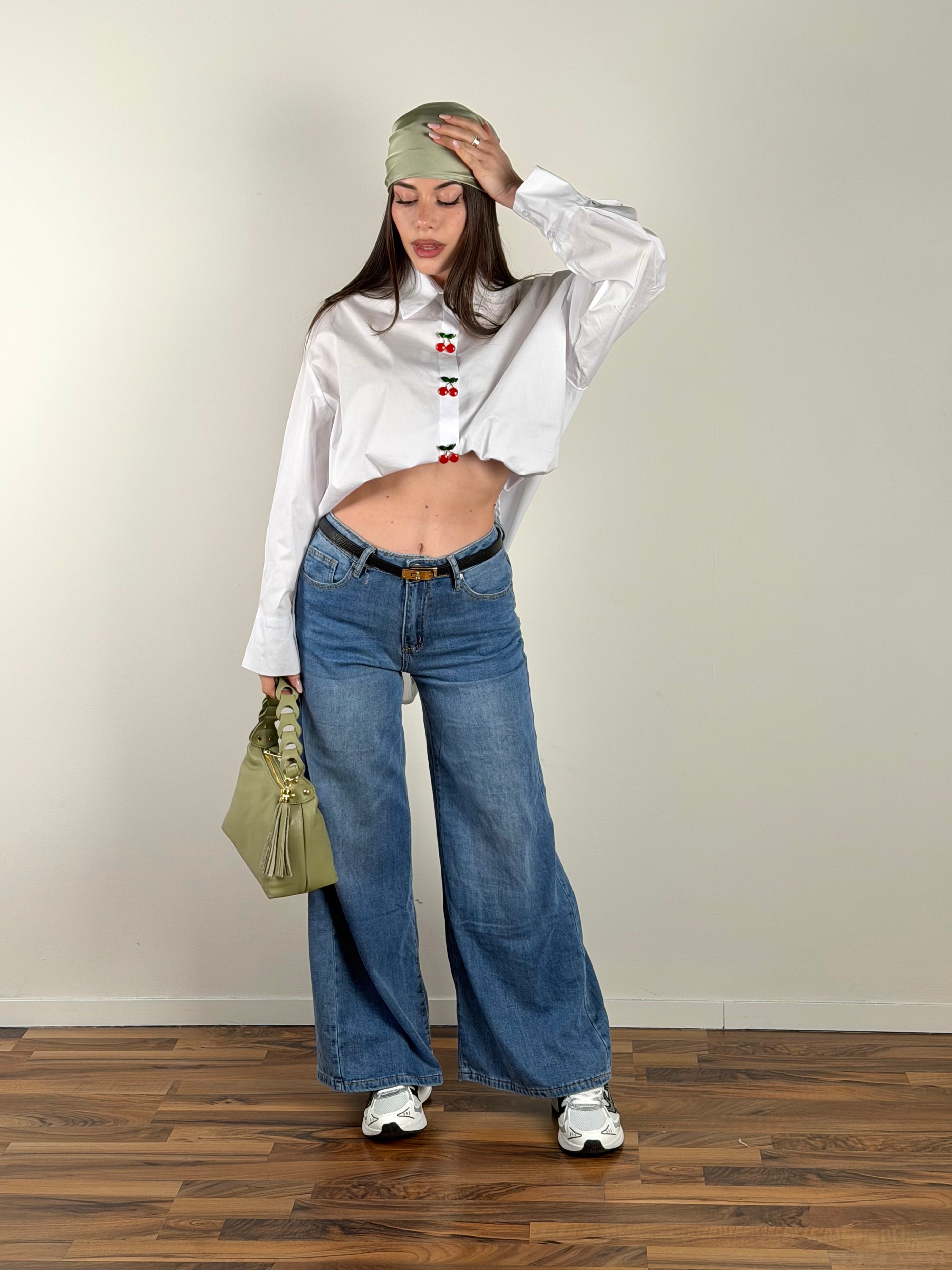 Camicia spille cherry