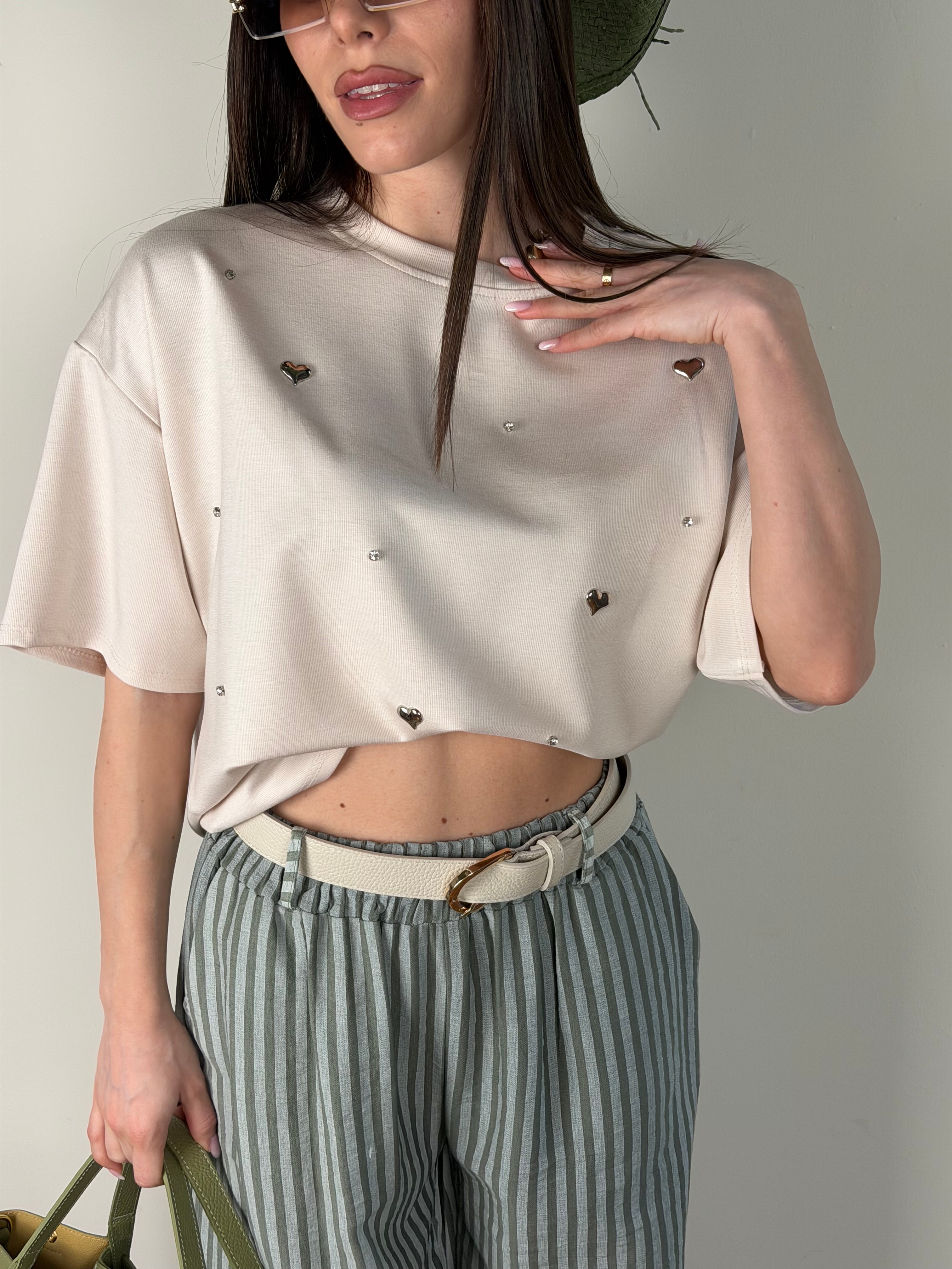 T-shirt Essenza beige