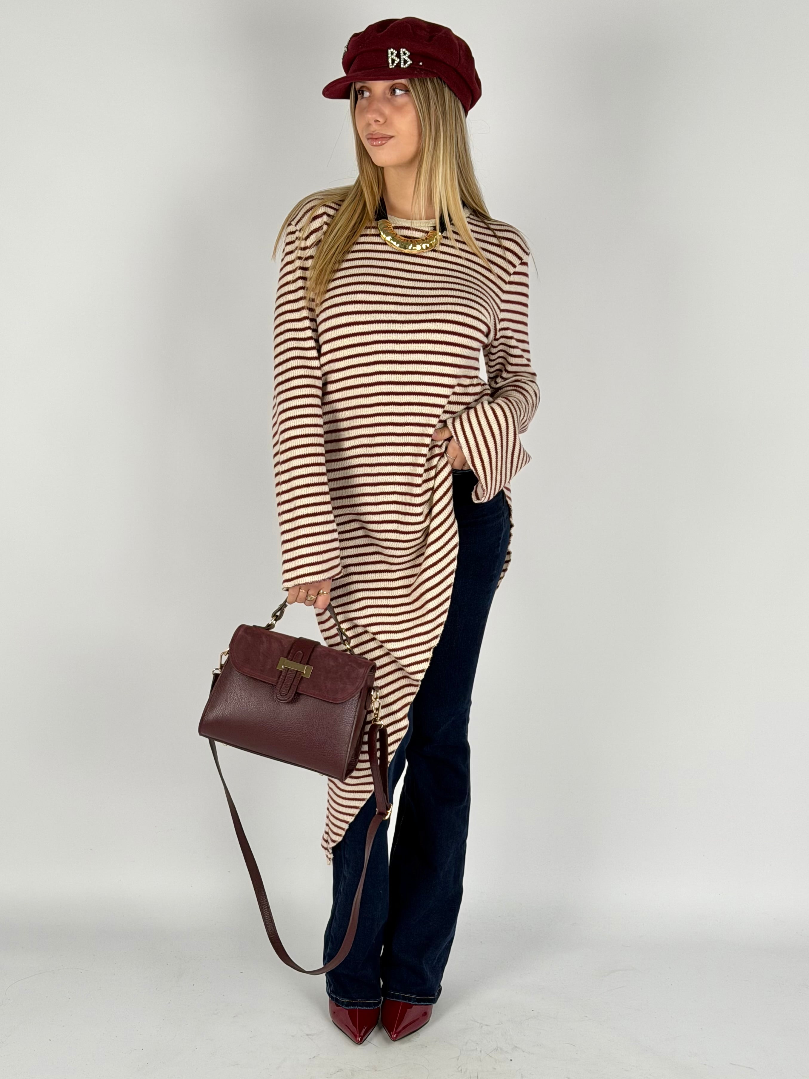 Maglia Alexandra bordeaux