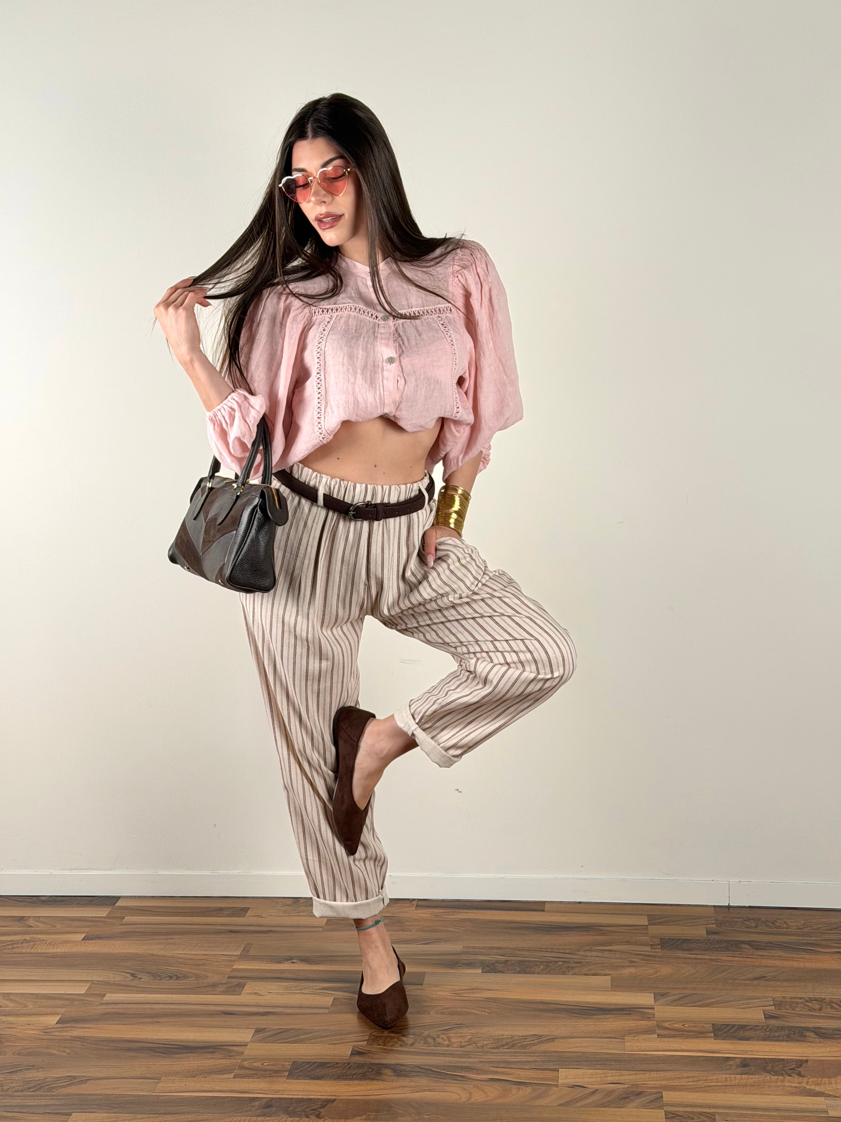 Pantalone Madrid rosa