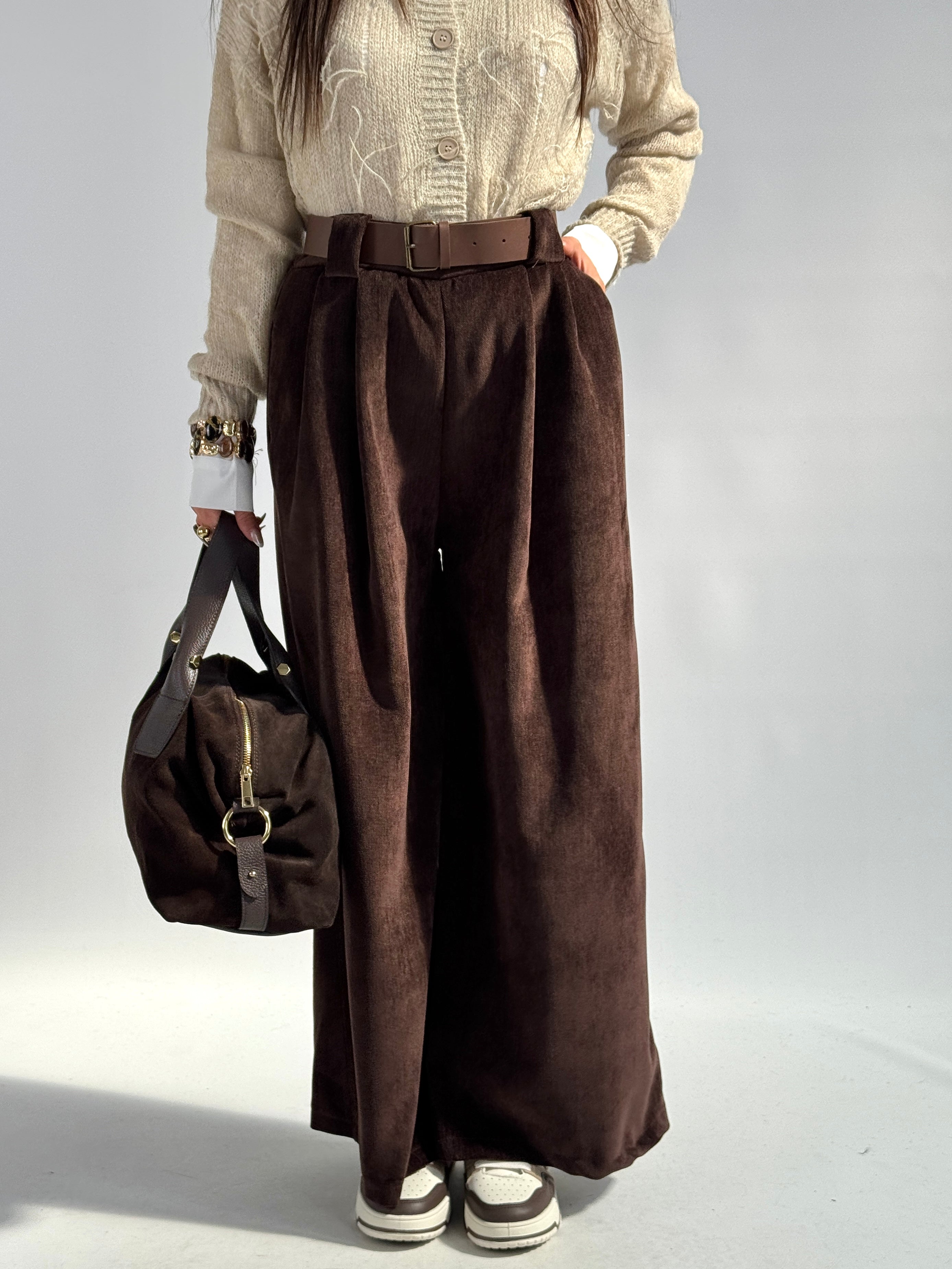 Pantalone Dayana marrone