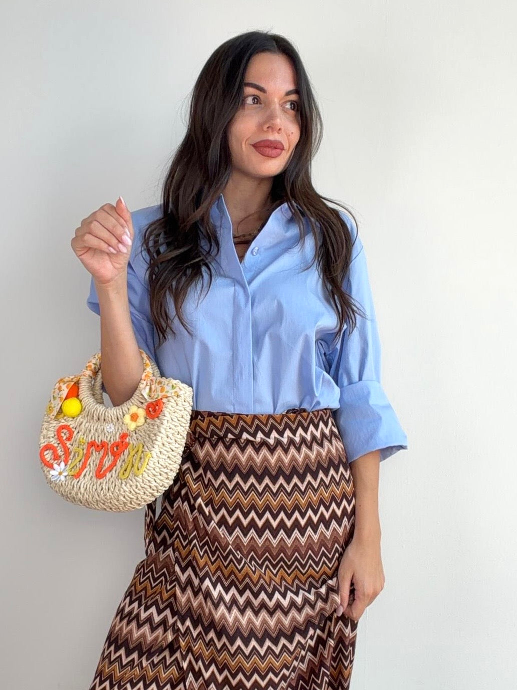 Camicia Prince celeste