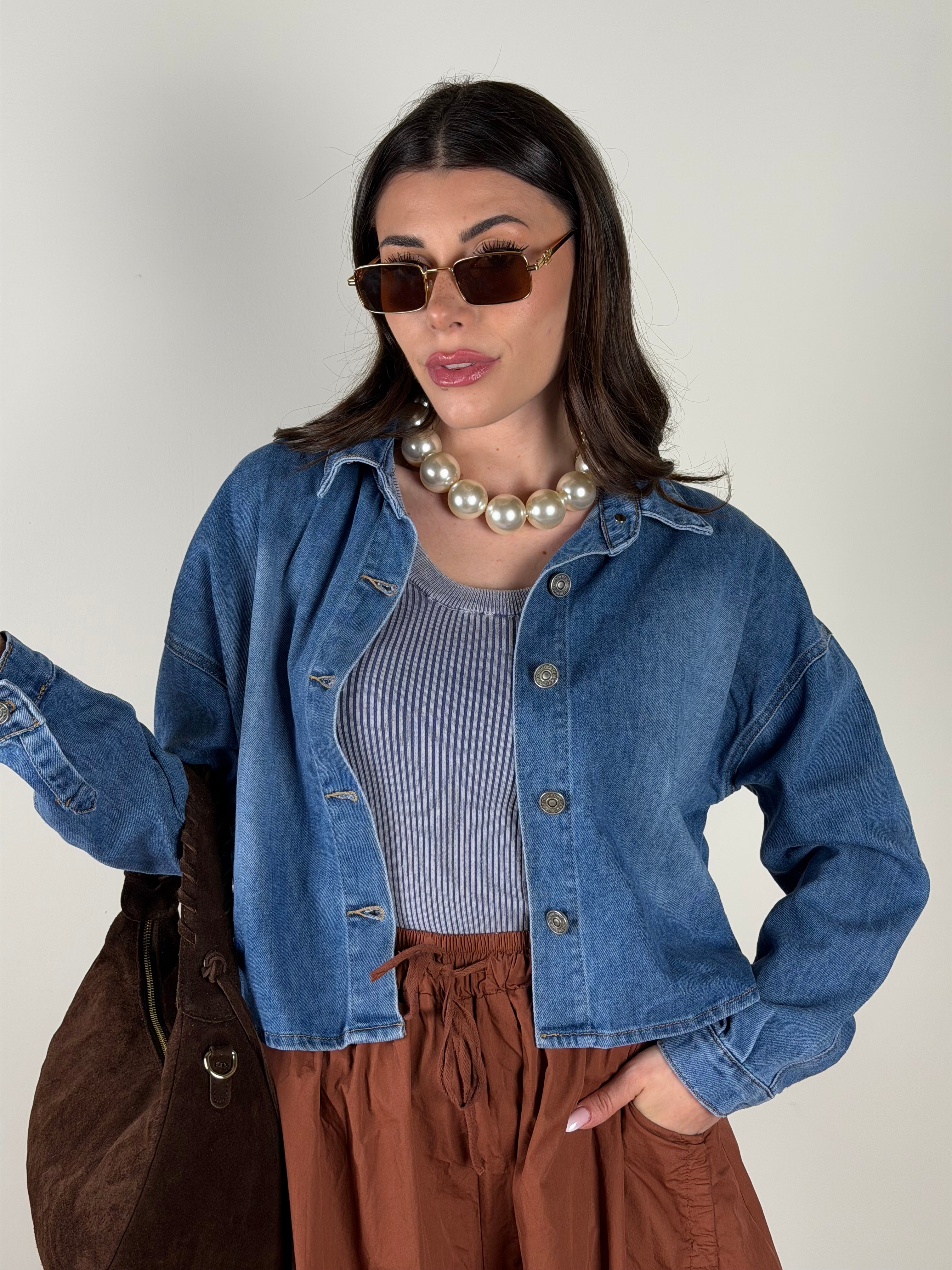 Giubbino jeans Cleo