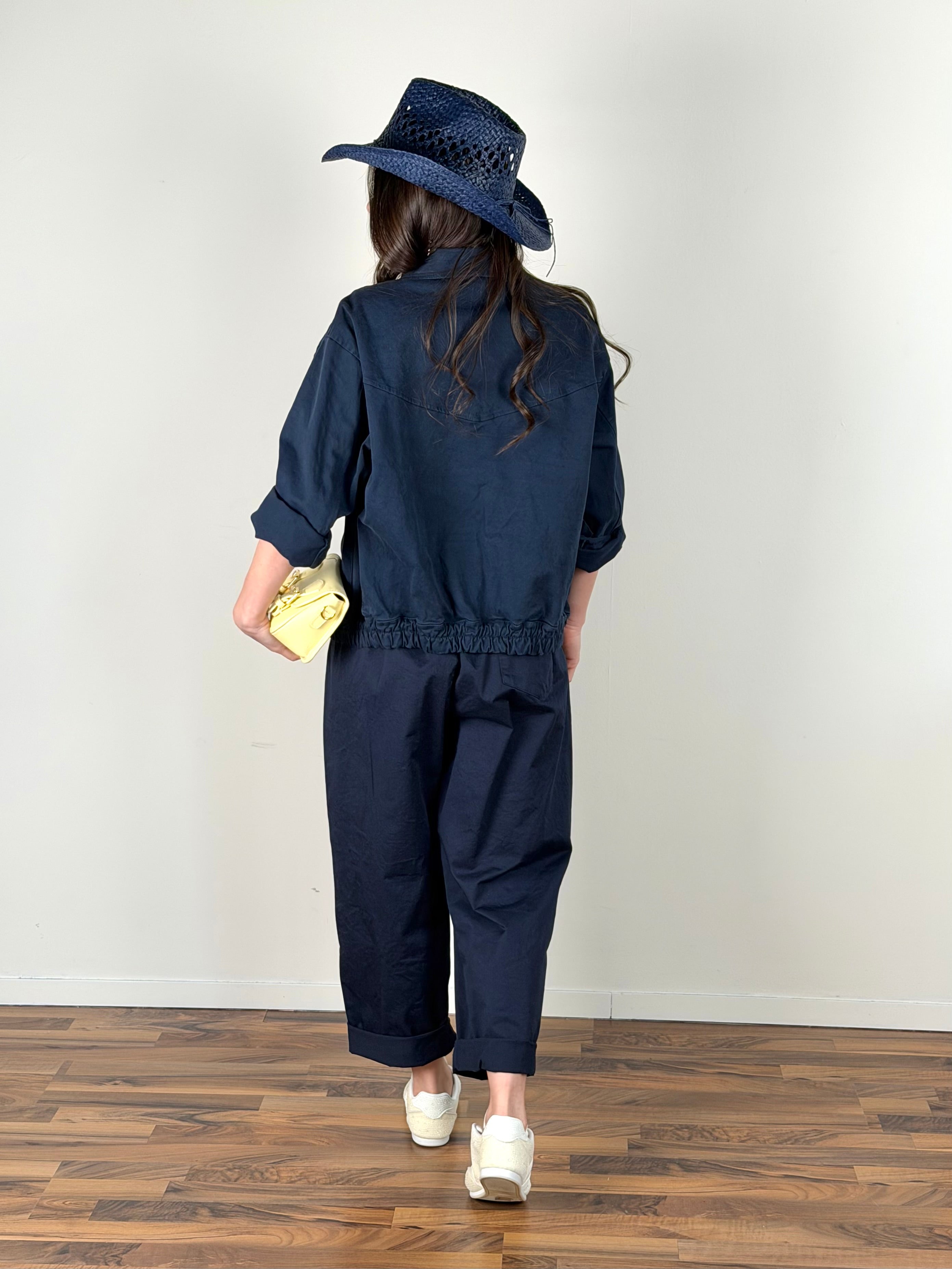 Giubbino jeans Carmen blu