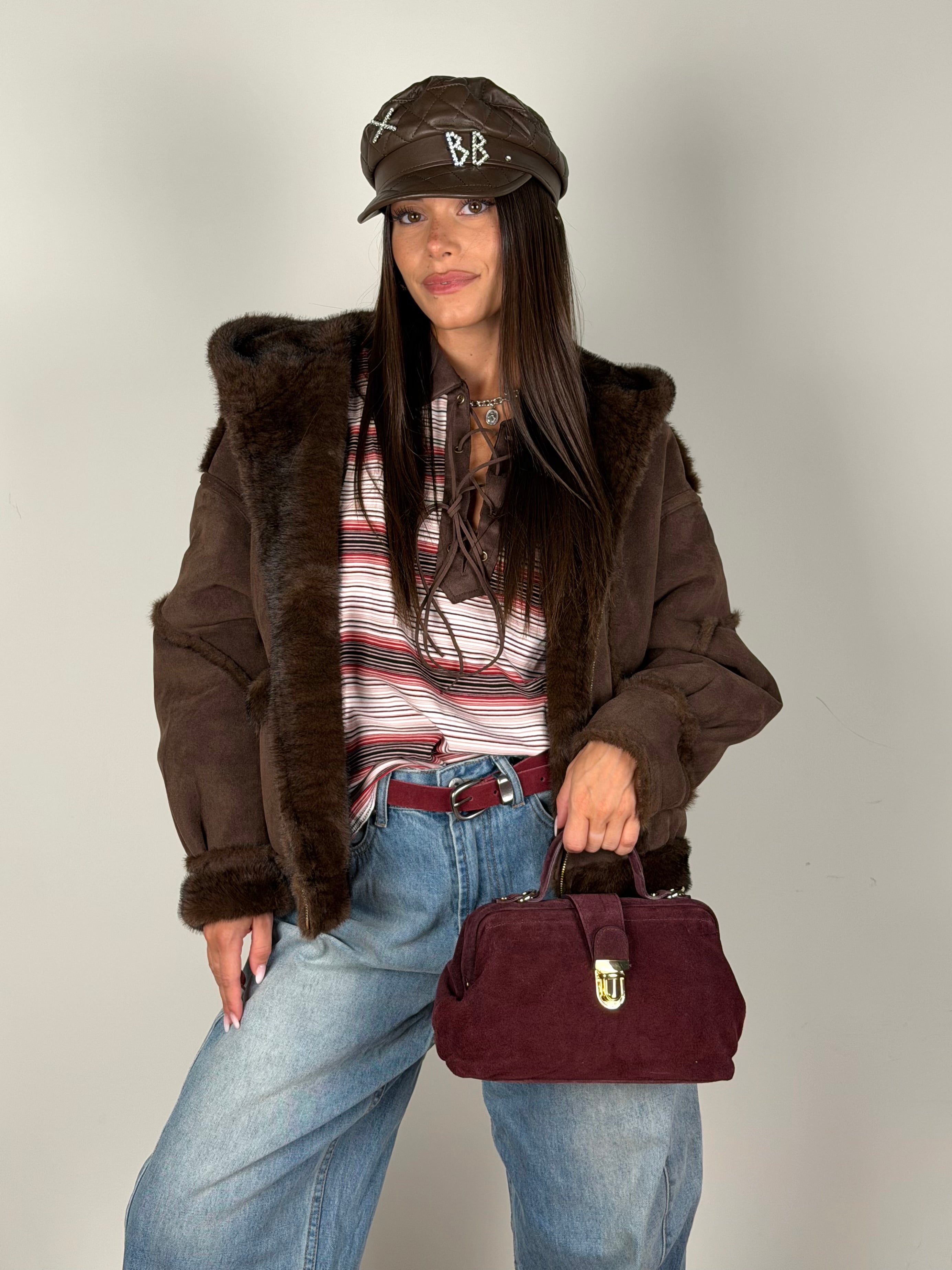 Pelliccia reversibile kelly
