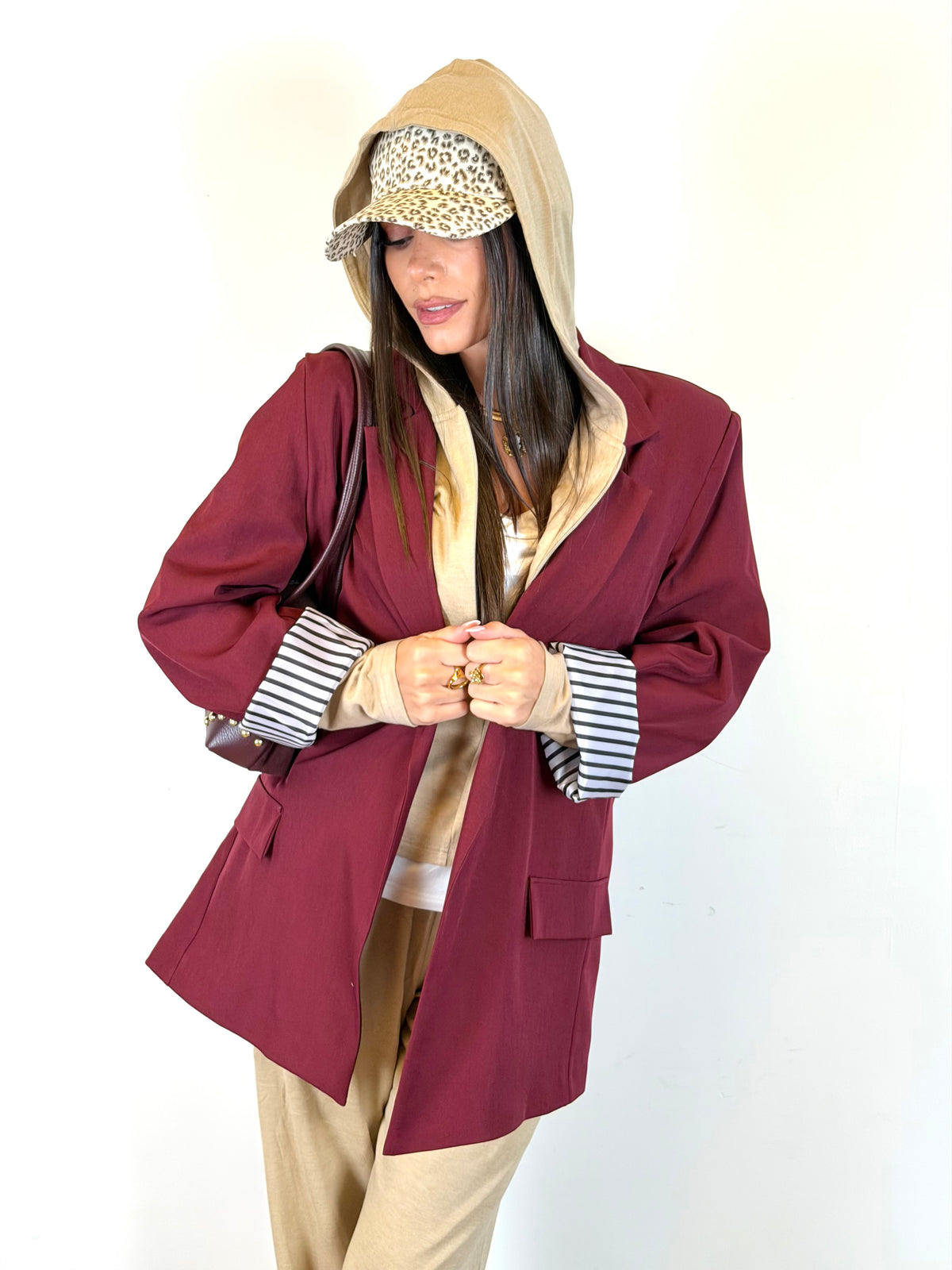Giacca Zoe bordeaux