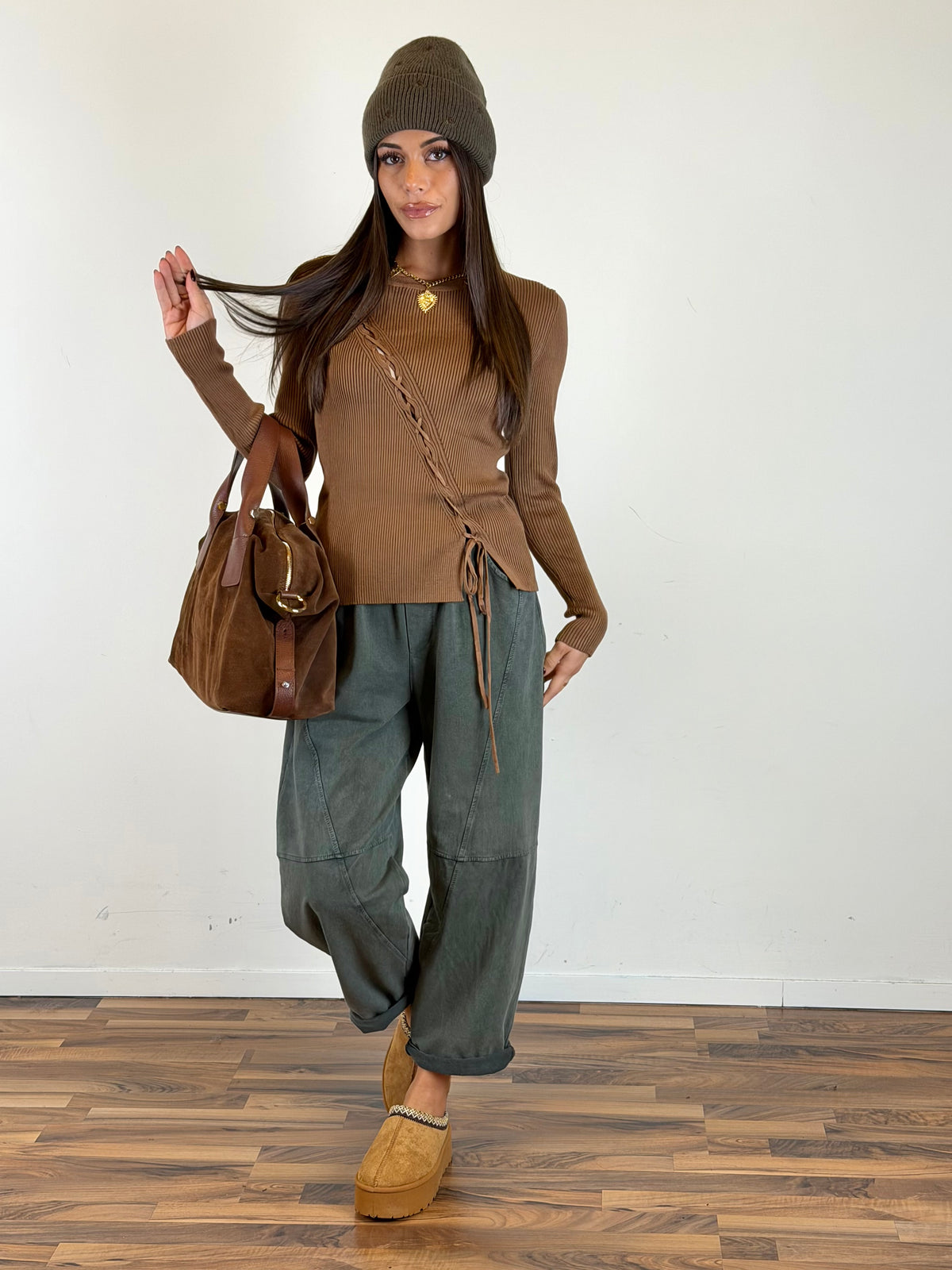 Pantalone Wash verde