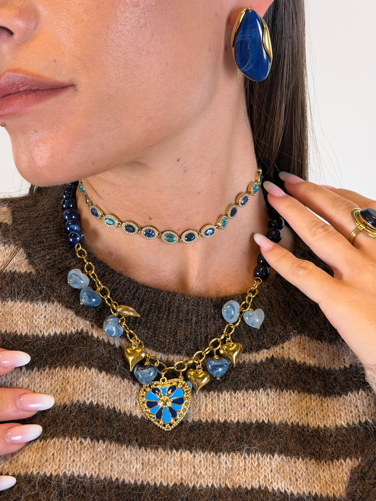 Collana gemme - collezione Blu Sky