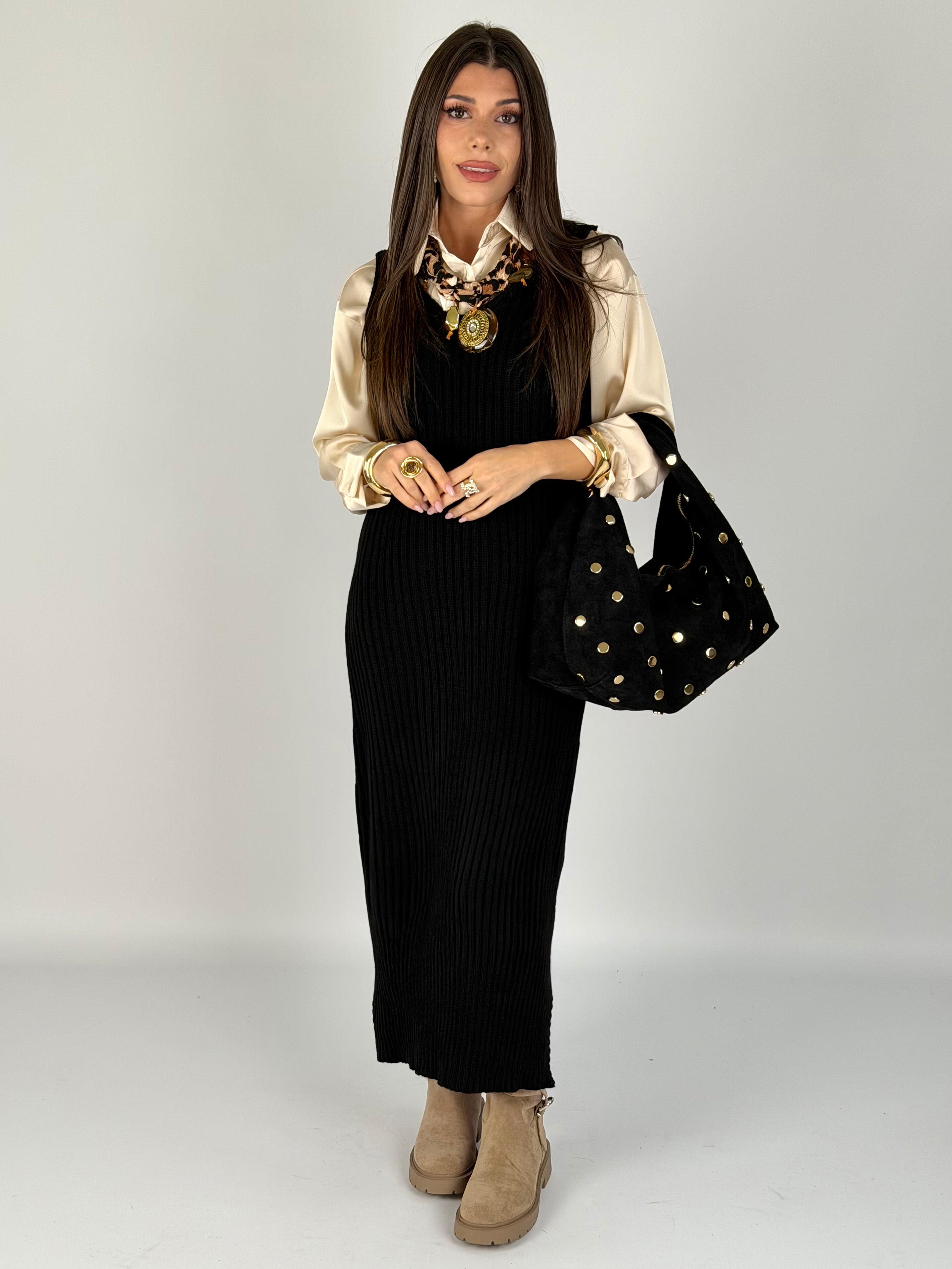 Abito + maglione Asia nero