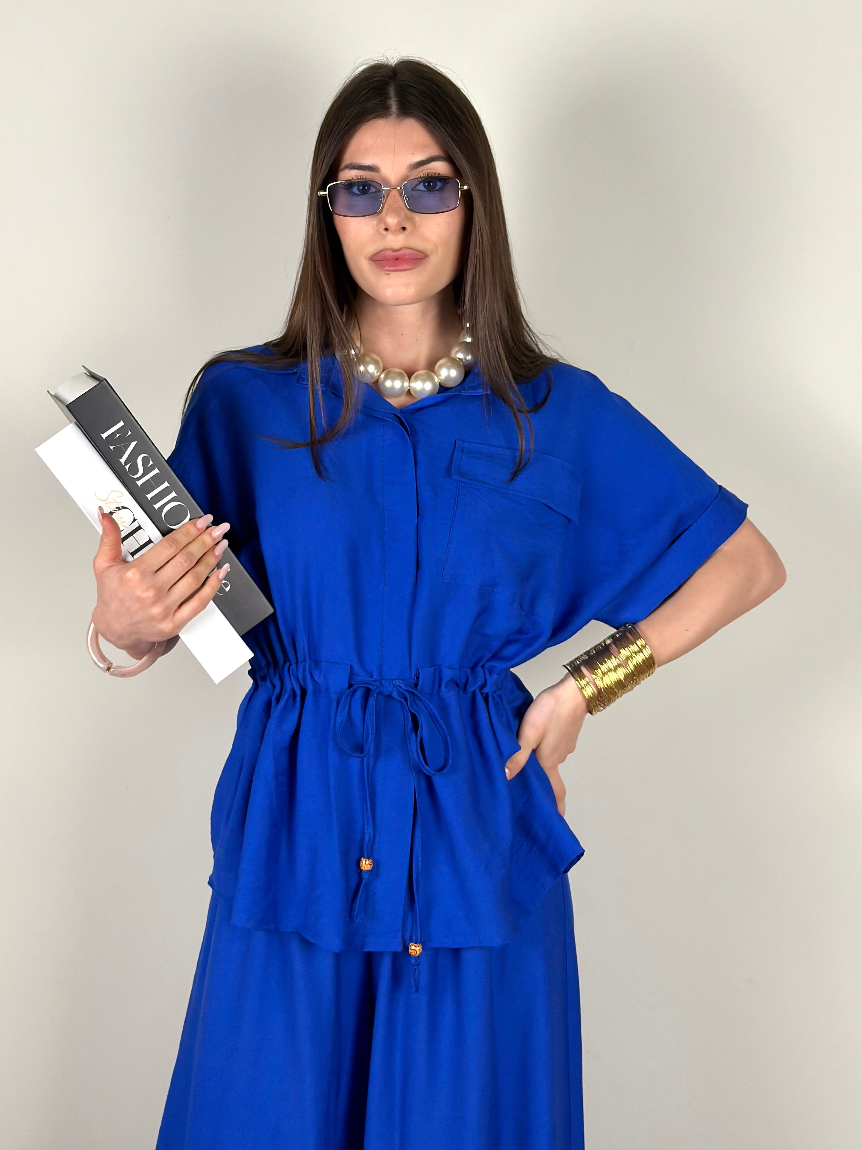 Completo Day-off blu elettrico
