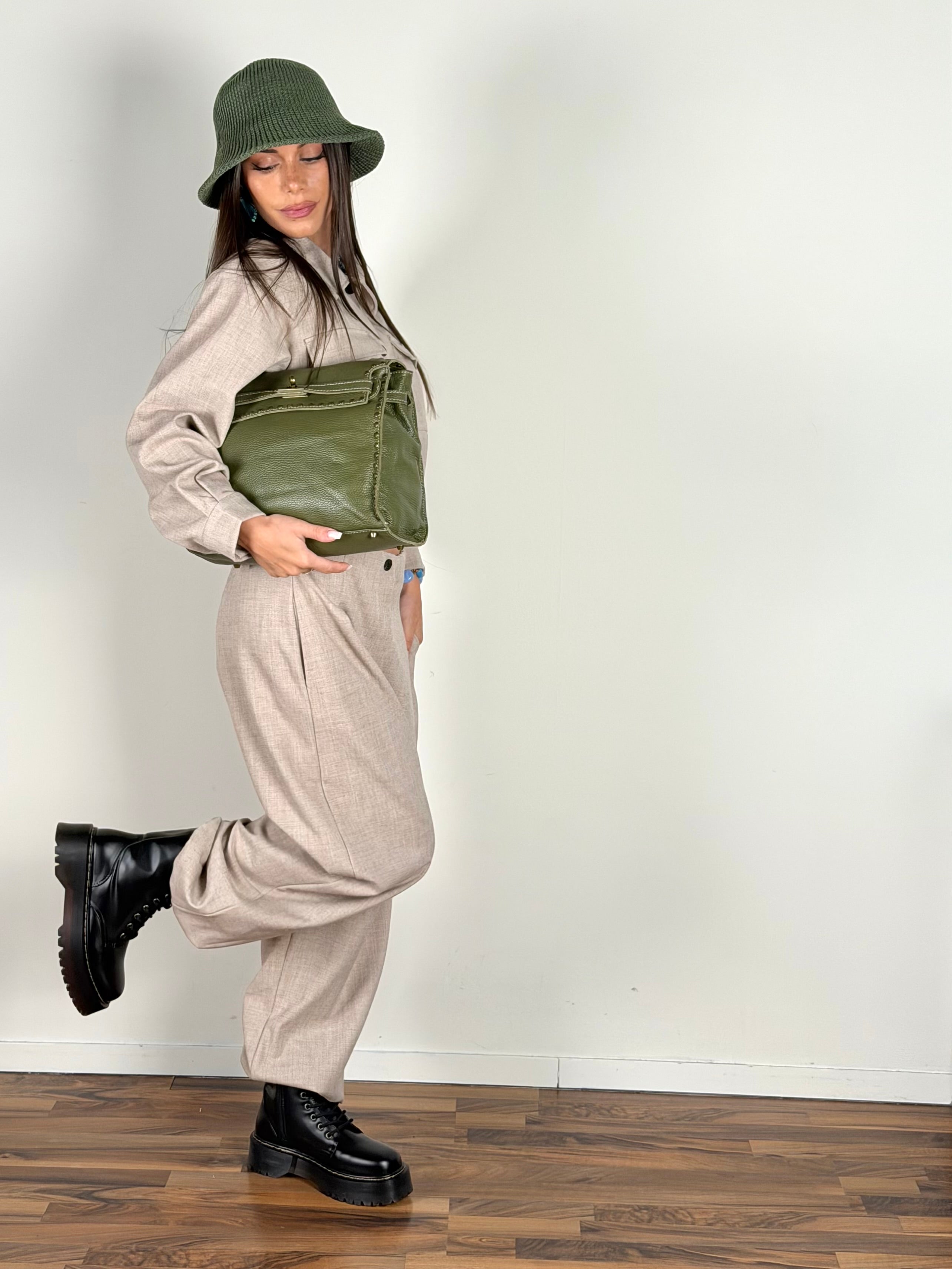 Camicia completo Trix beige