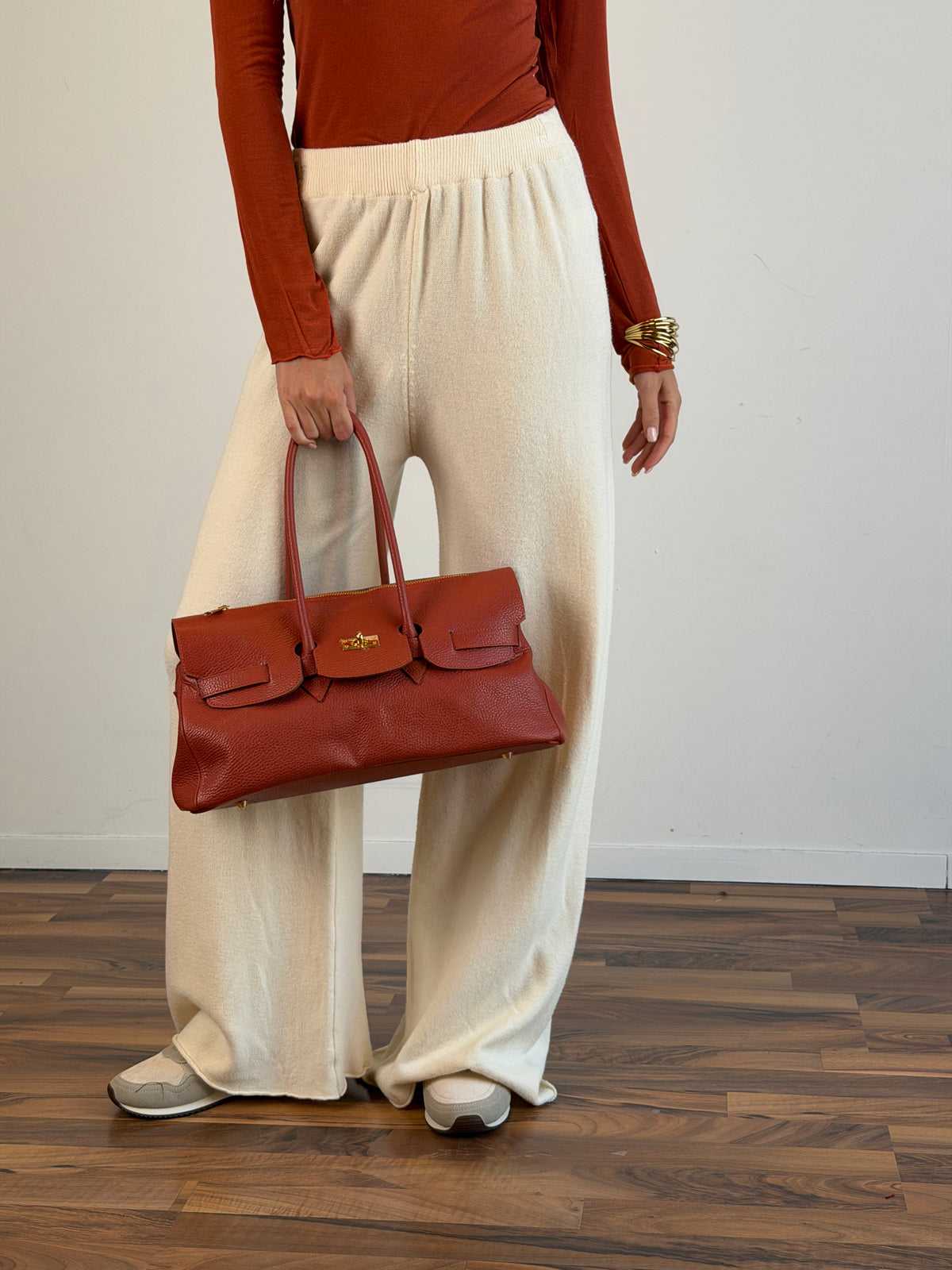 Pantalone tuta Sheila panna