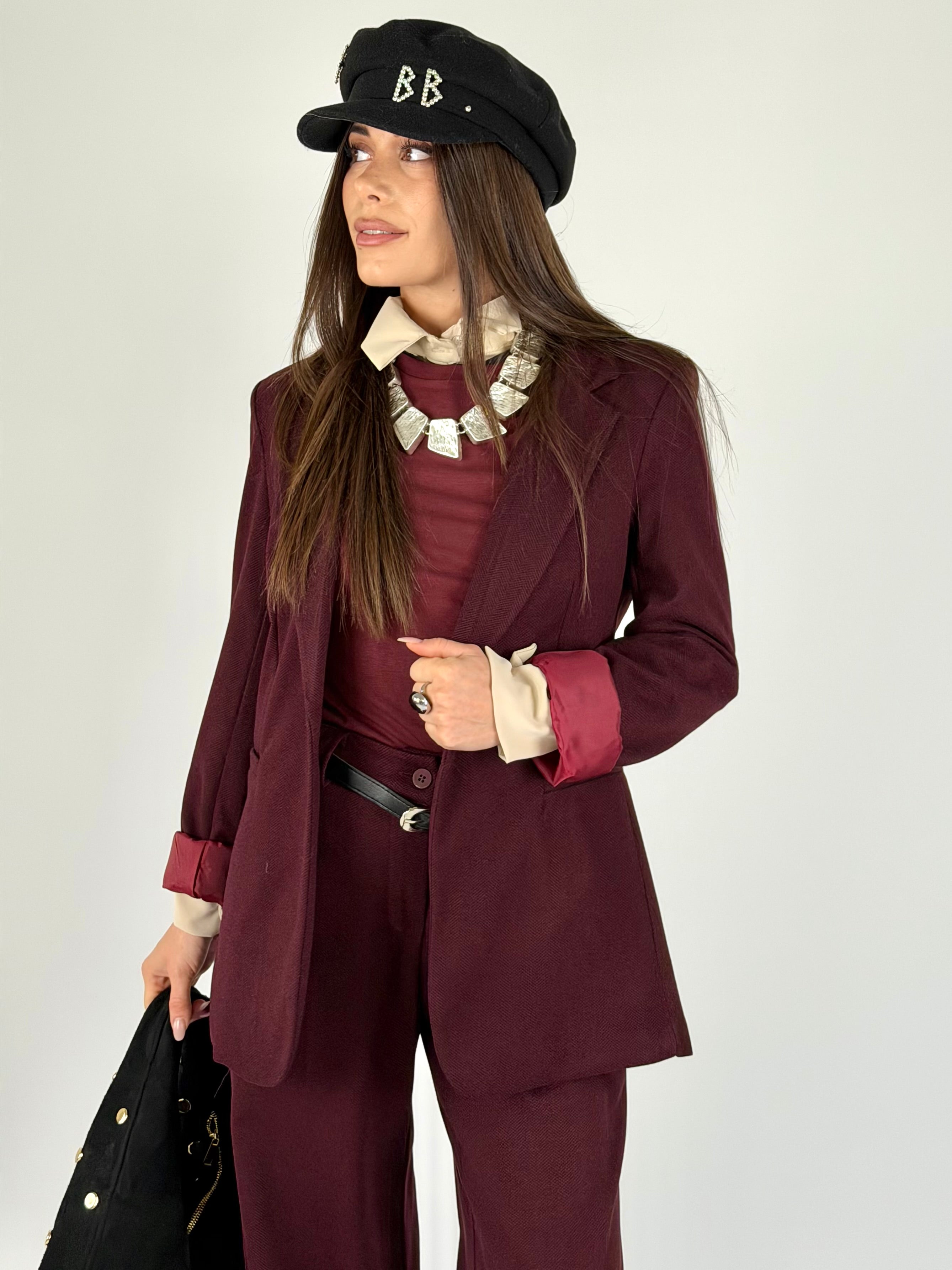 Giacca completo Lumy bordeaux