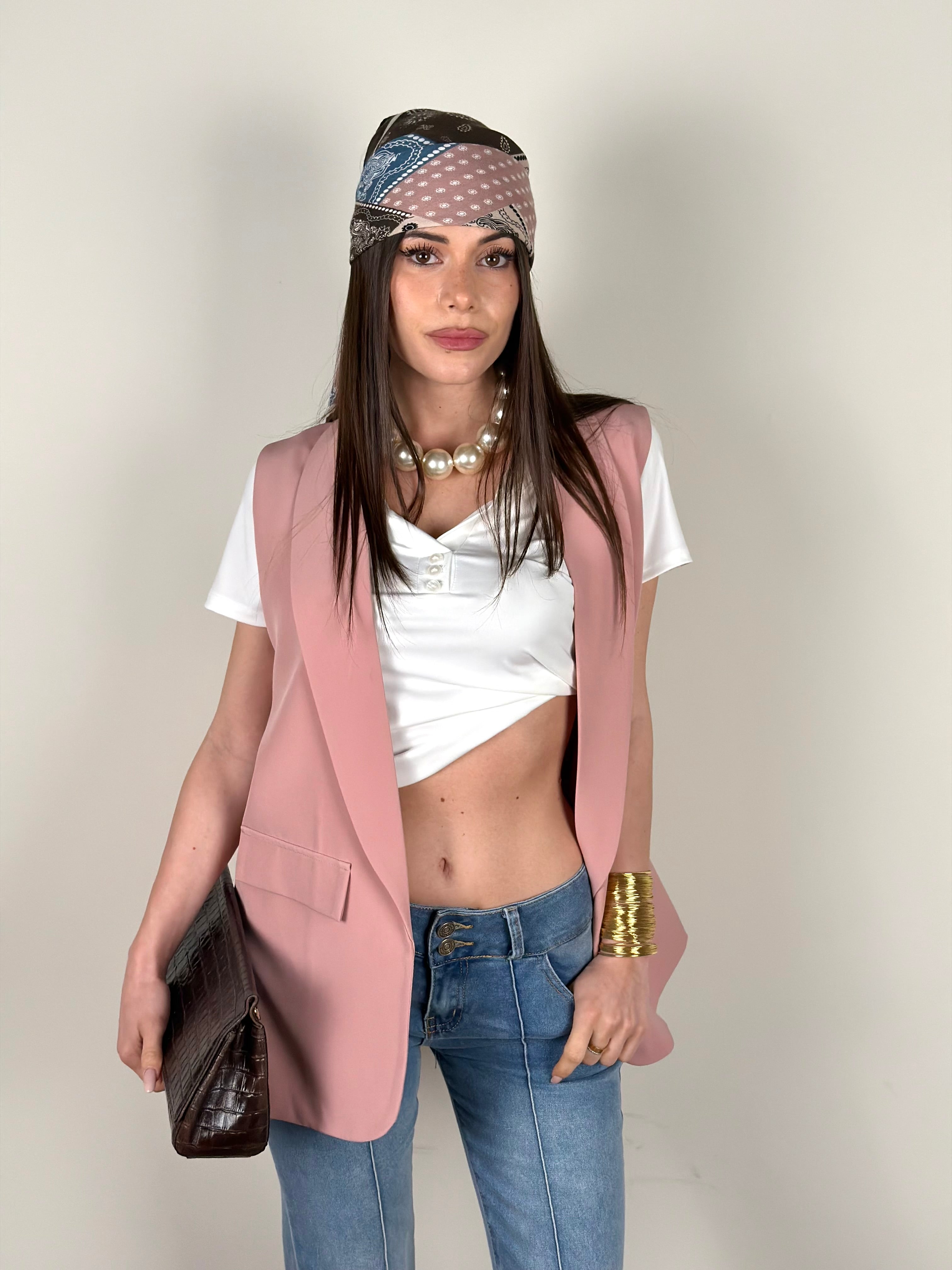 Gilet Sasha rosa