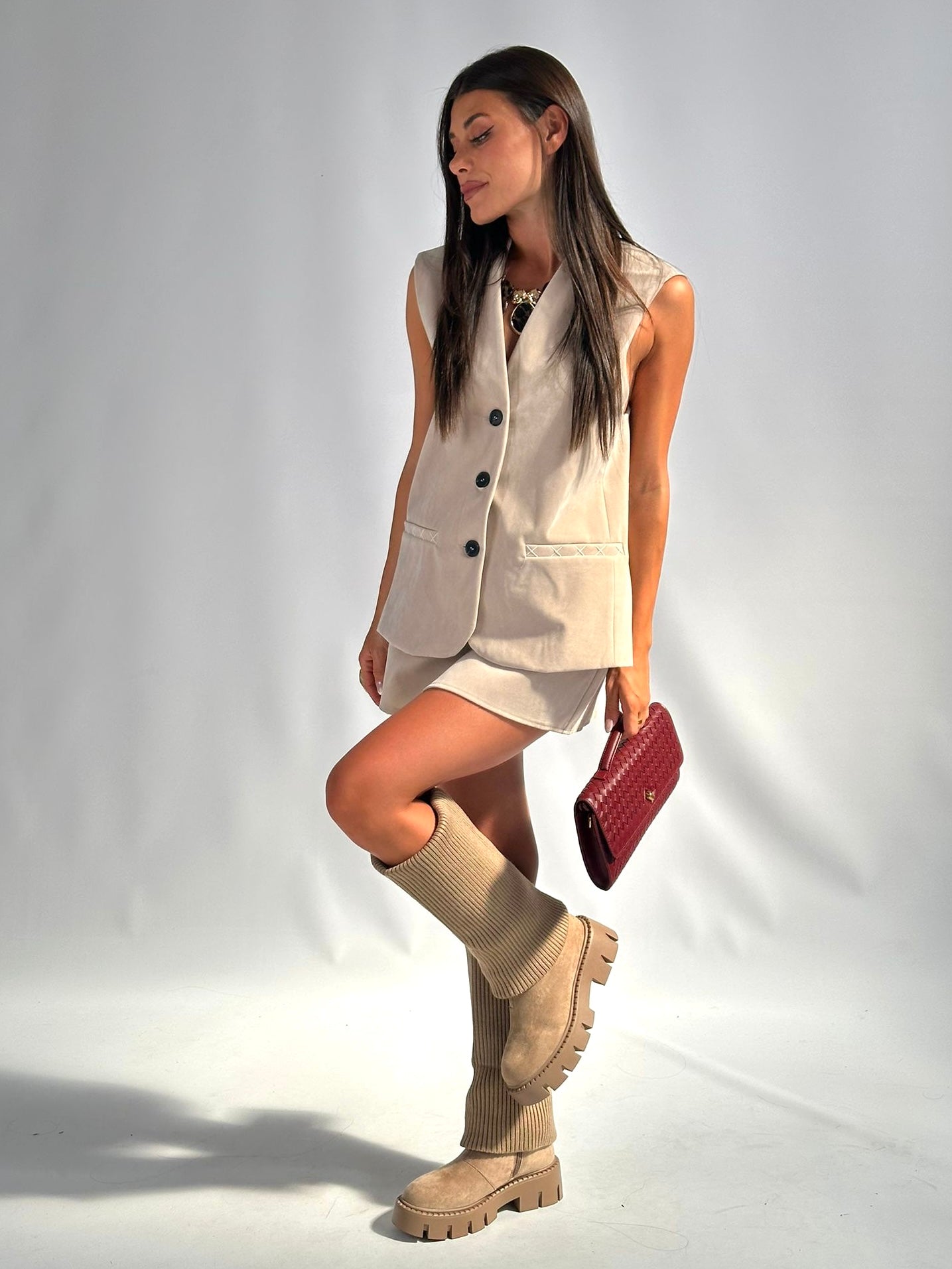 Pantagonna completo Dubai beige