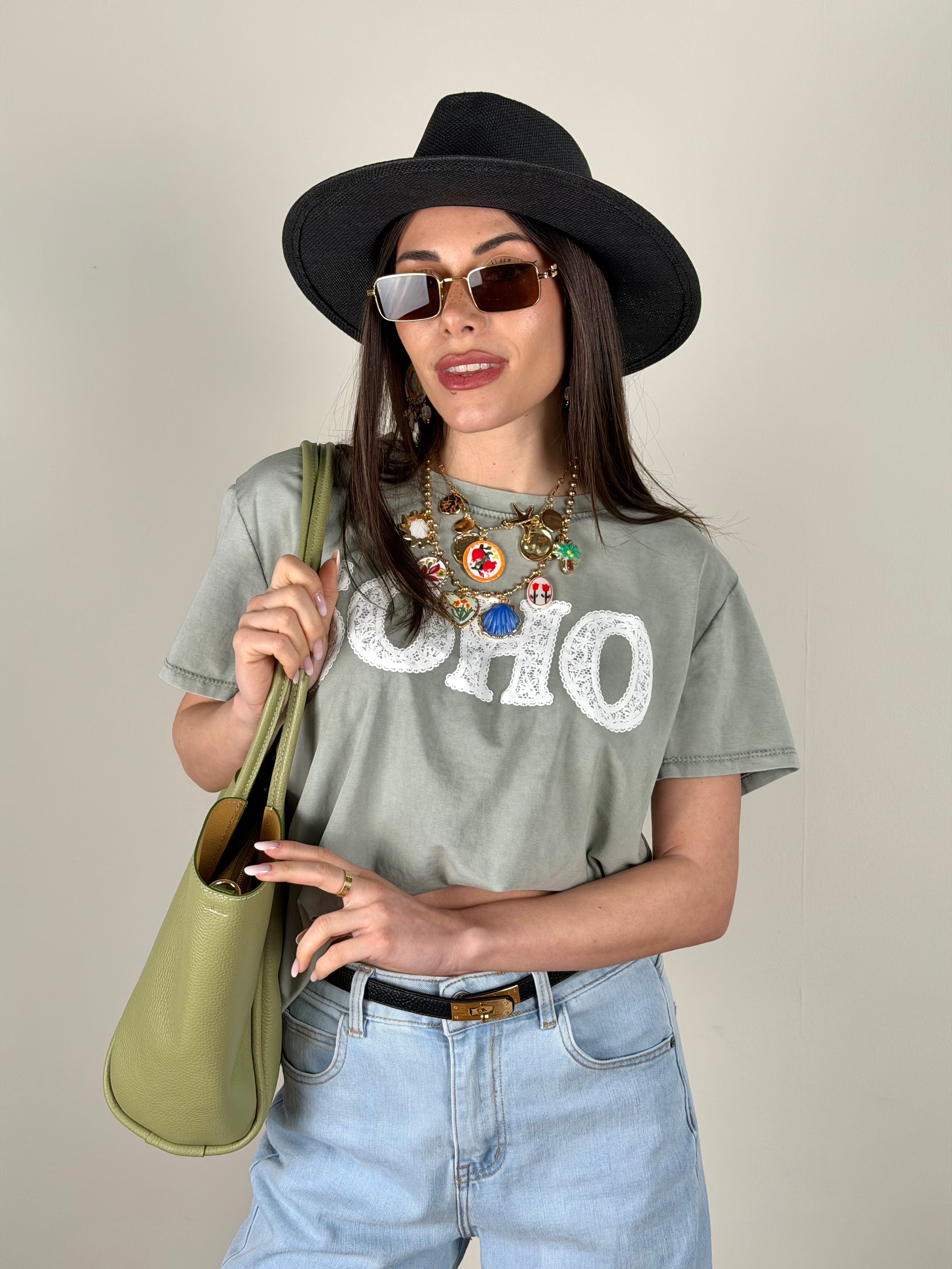 T-shirt Soho colors verde