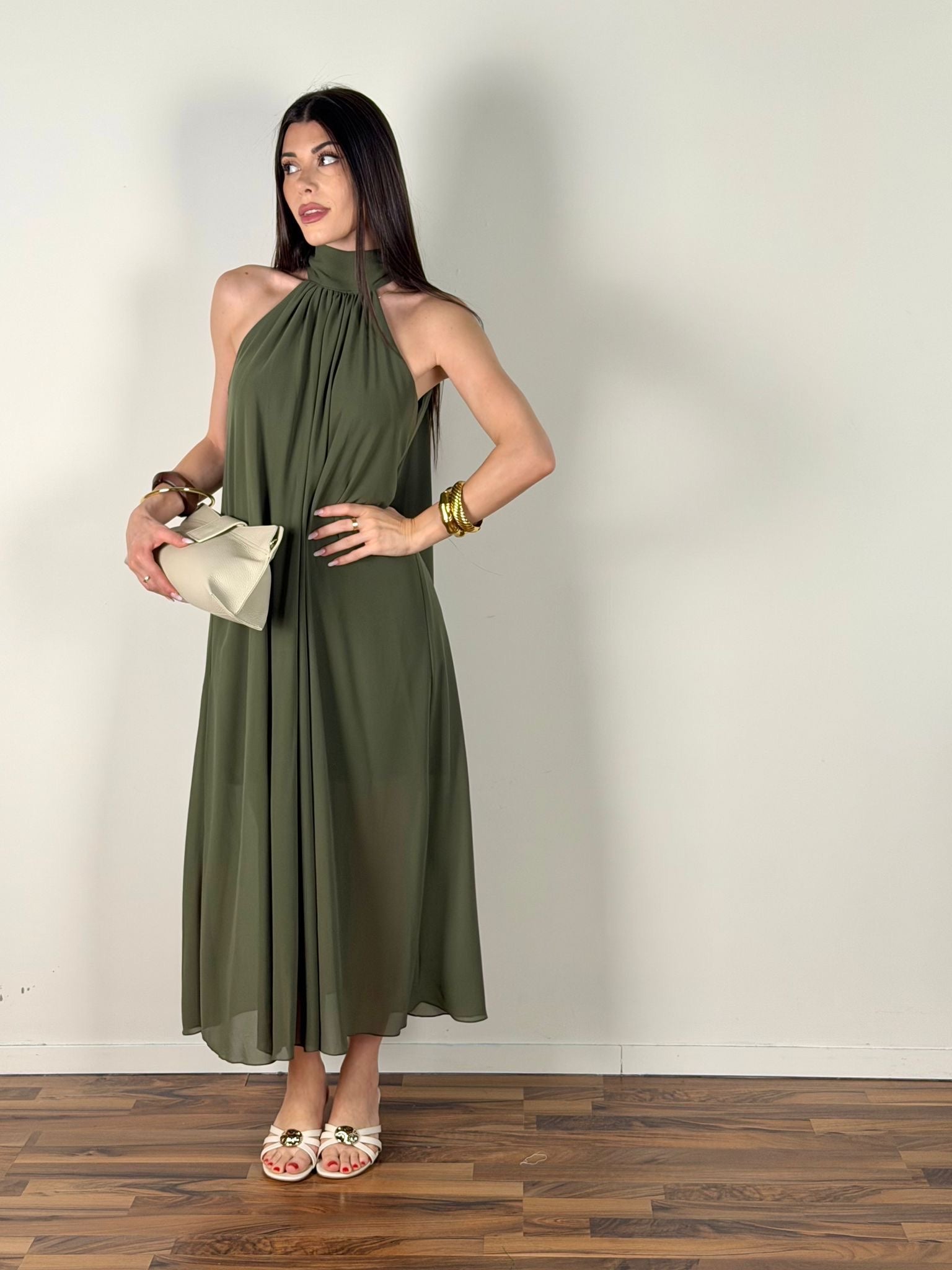 Abito elegant verde