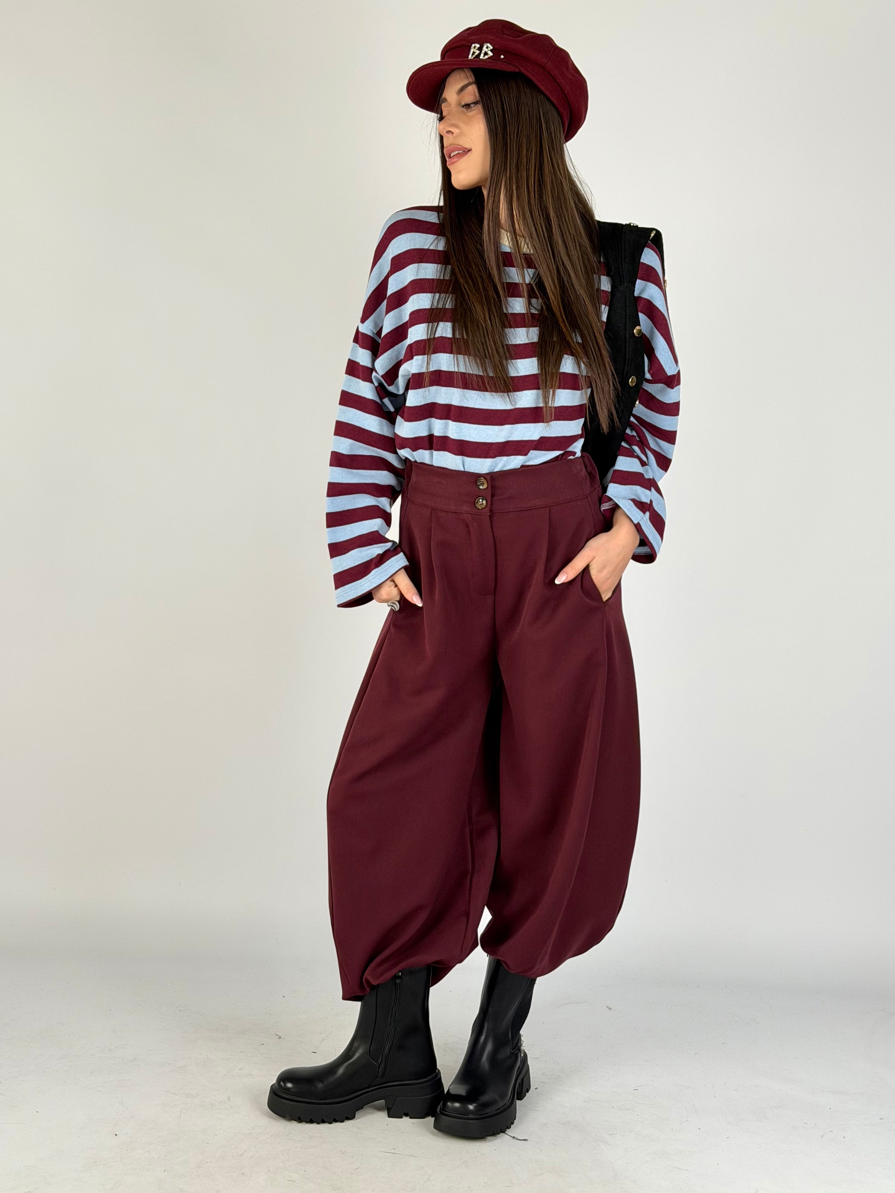 Maglia Iris bordeaux