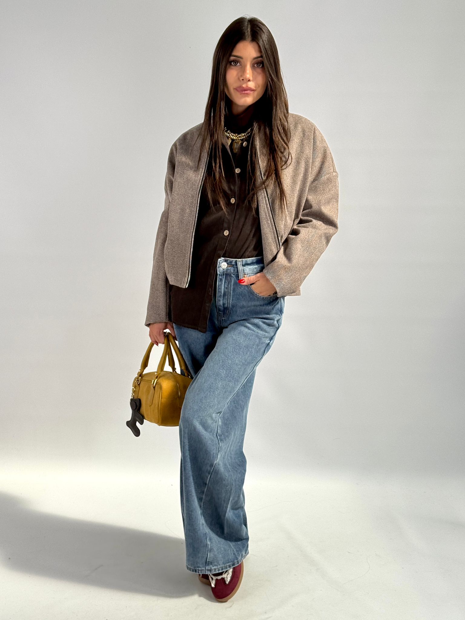 Bomber Karol tabacco