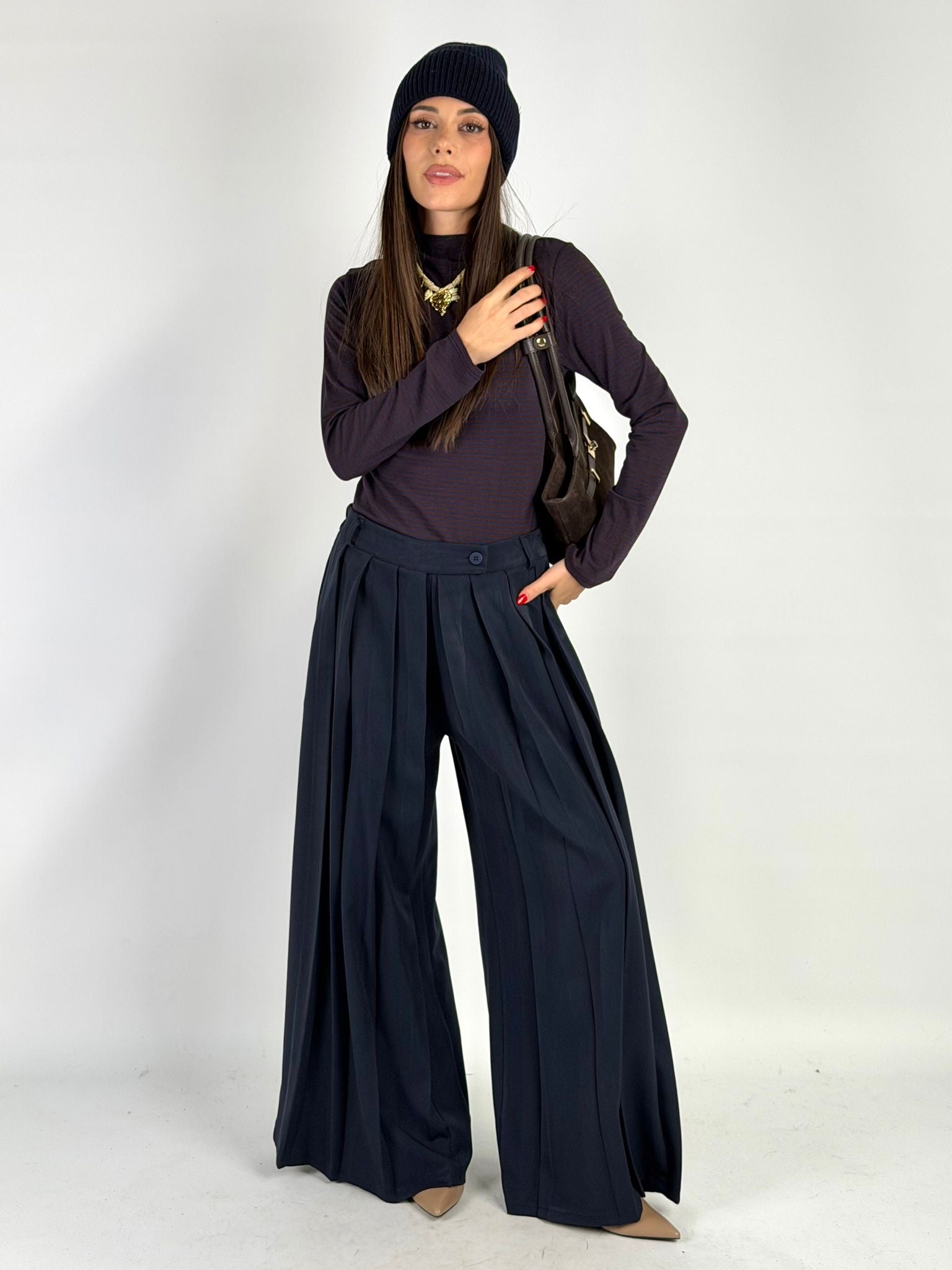 Maglia righe Barbara blu