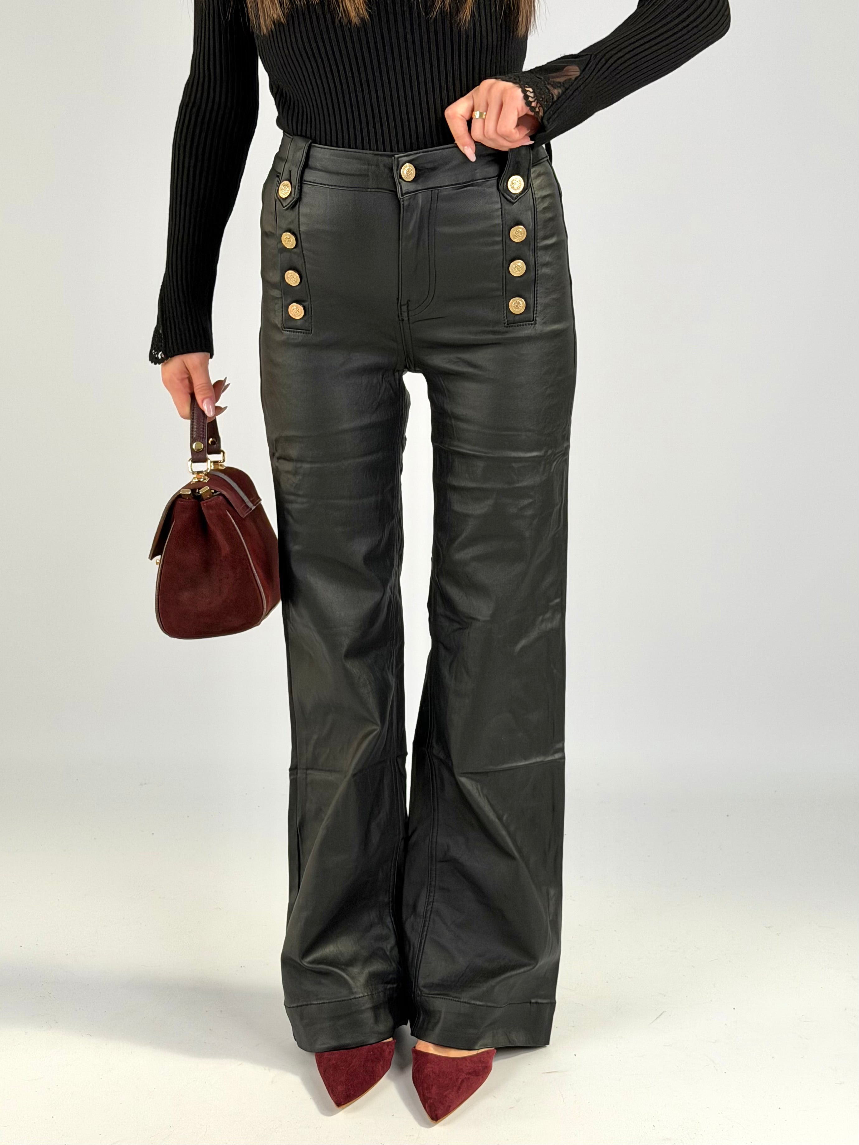 Pantalone ecopelle Olimpia