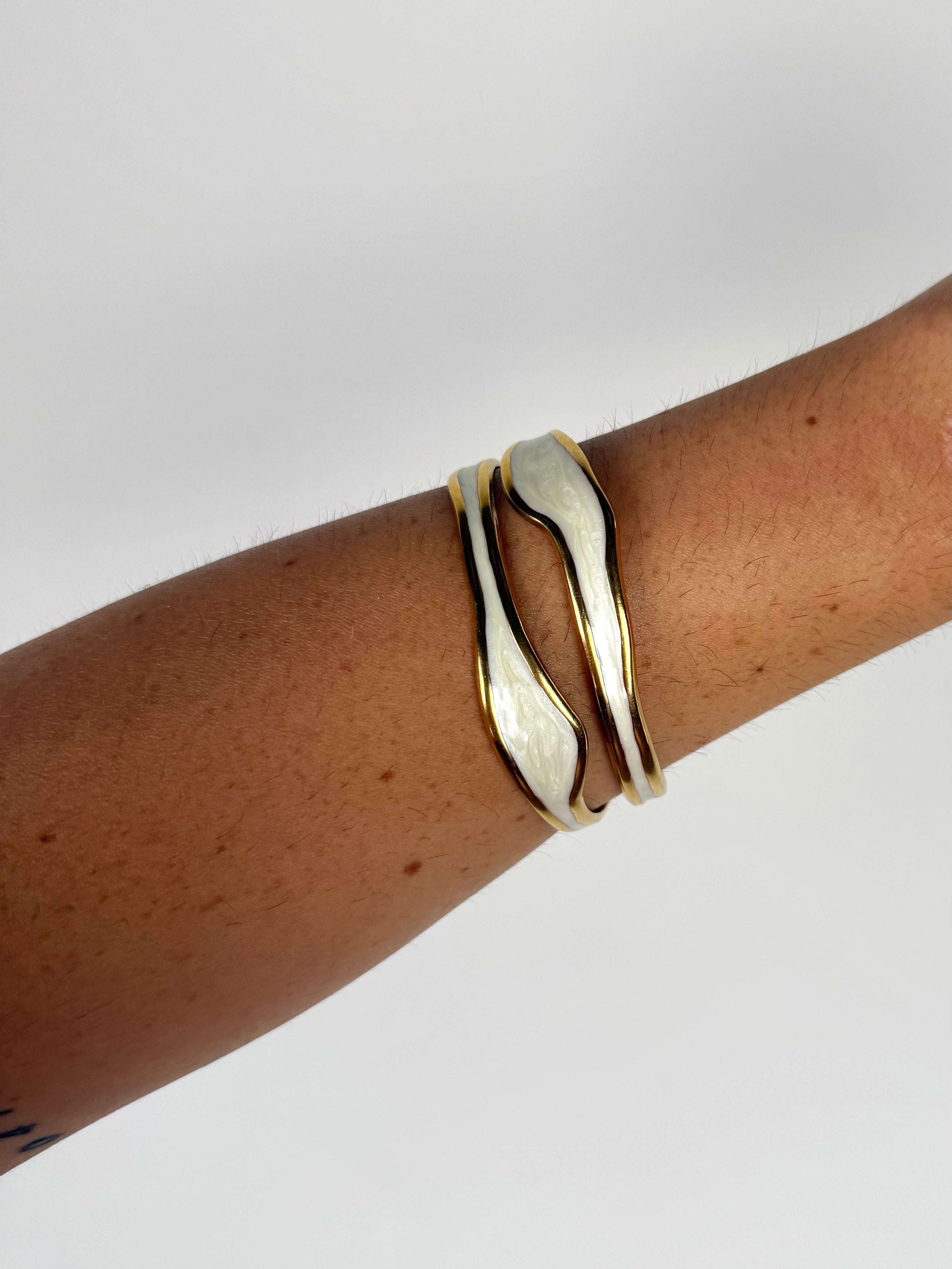 Bracciale Waves beige - collezione URSULA