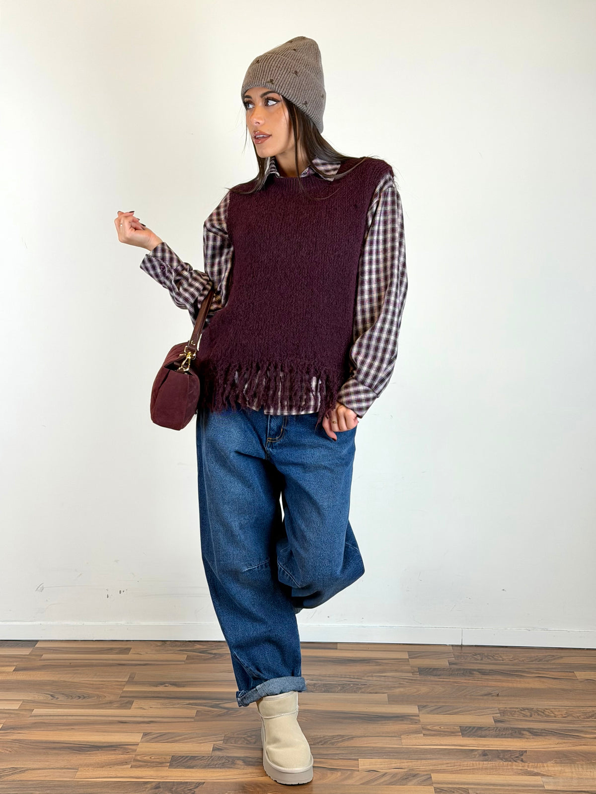 Maglia Boulevard bordeaux