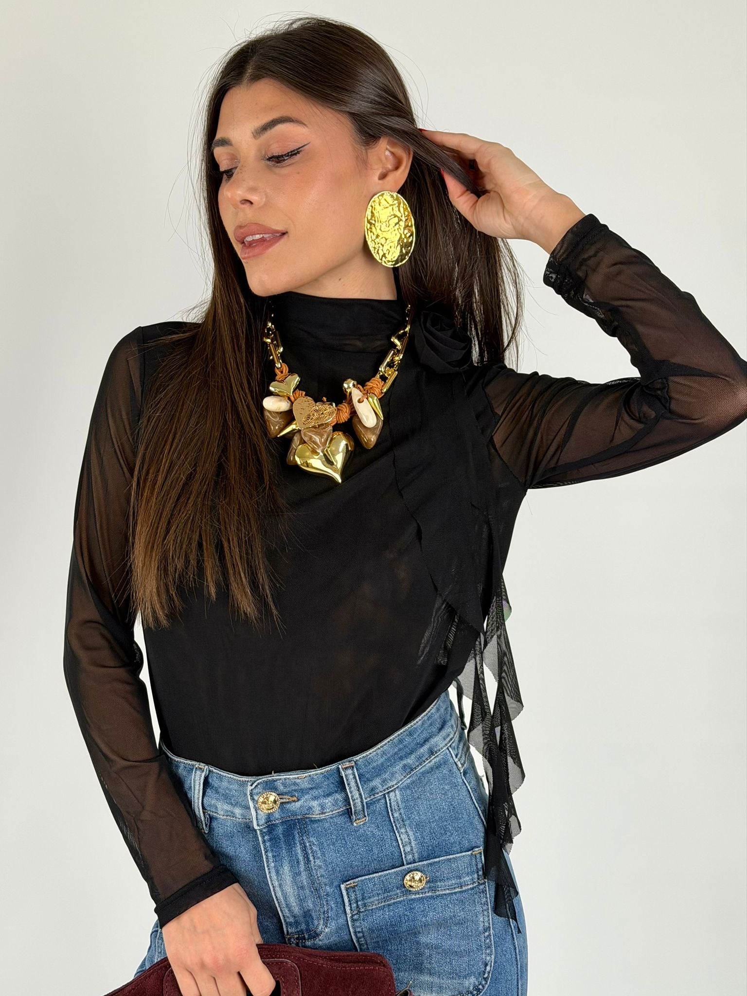 Maglia velo Venny nero