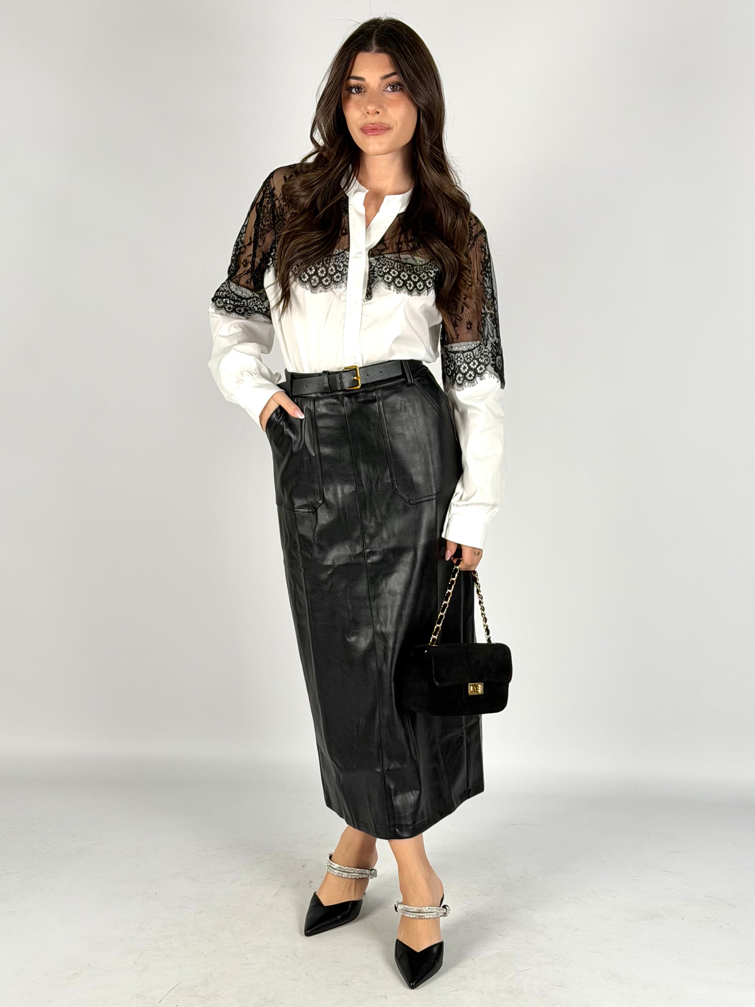 Gonna lunghette Selma nero