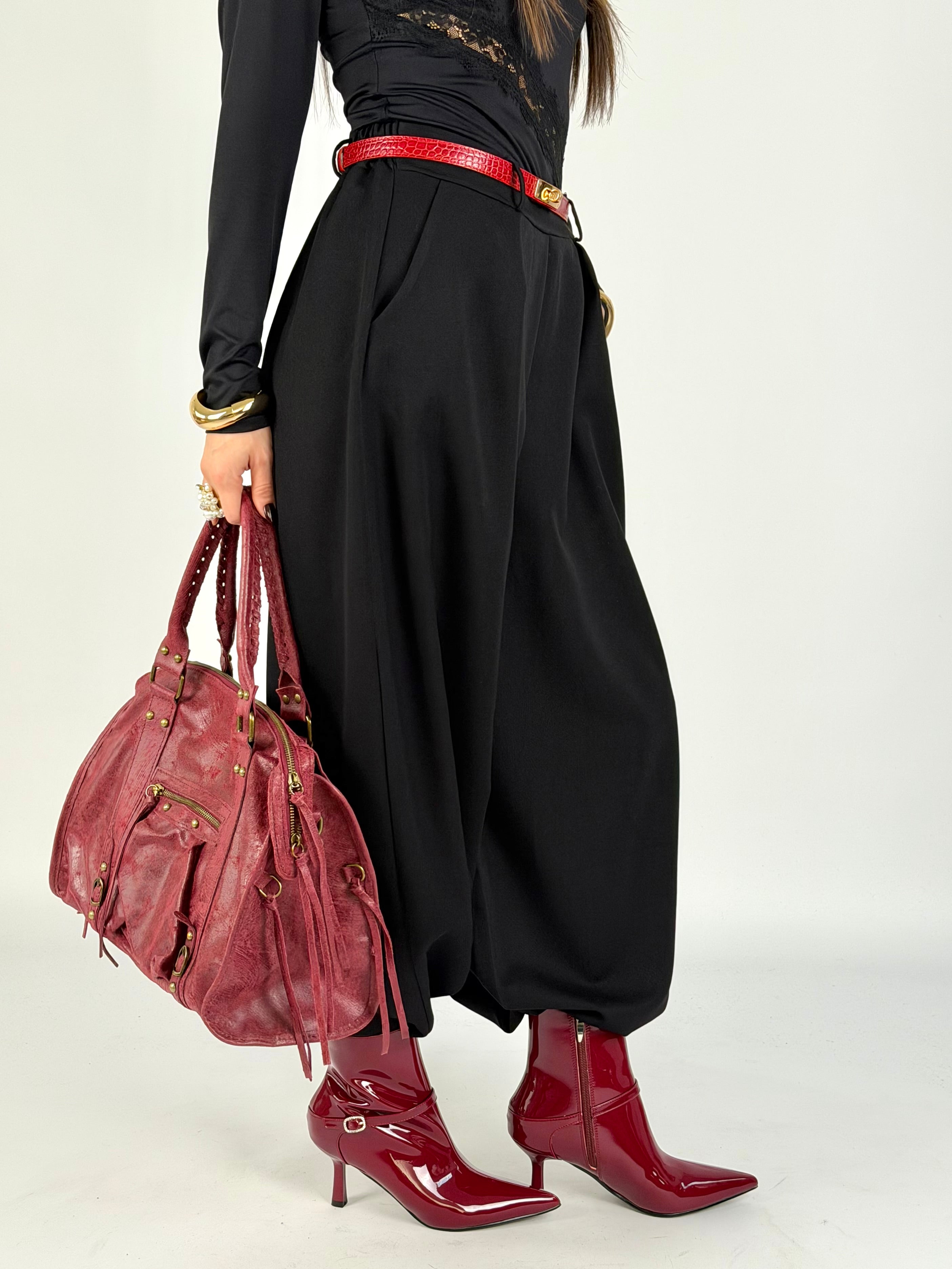 Pantalone Flora nero