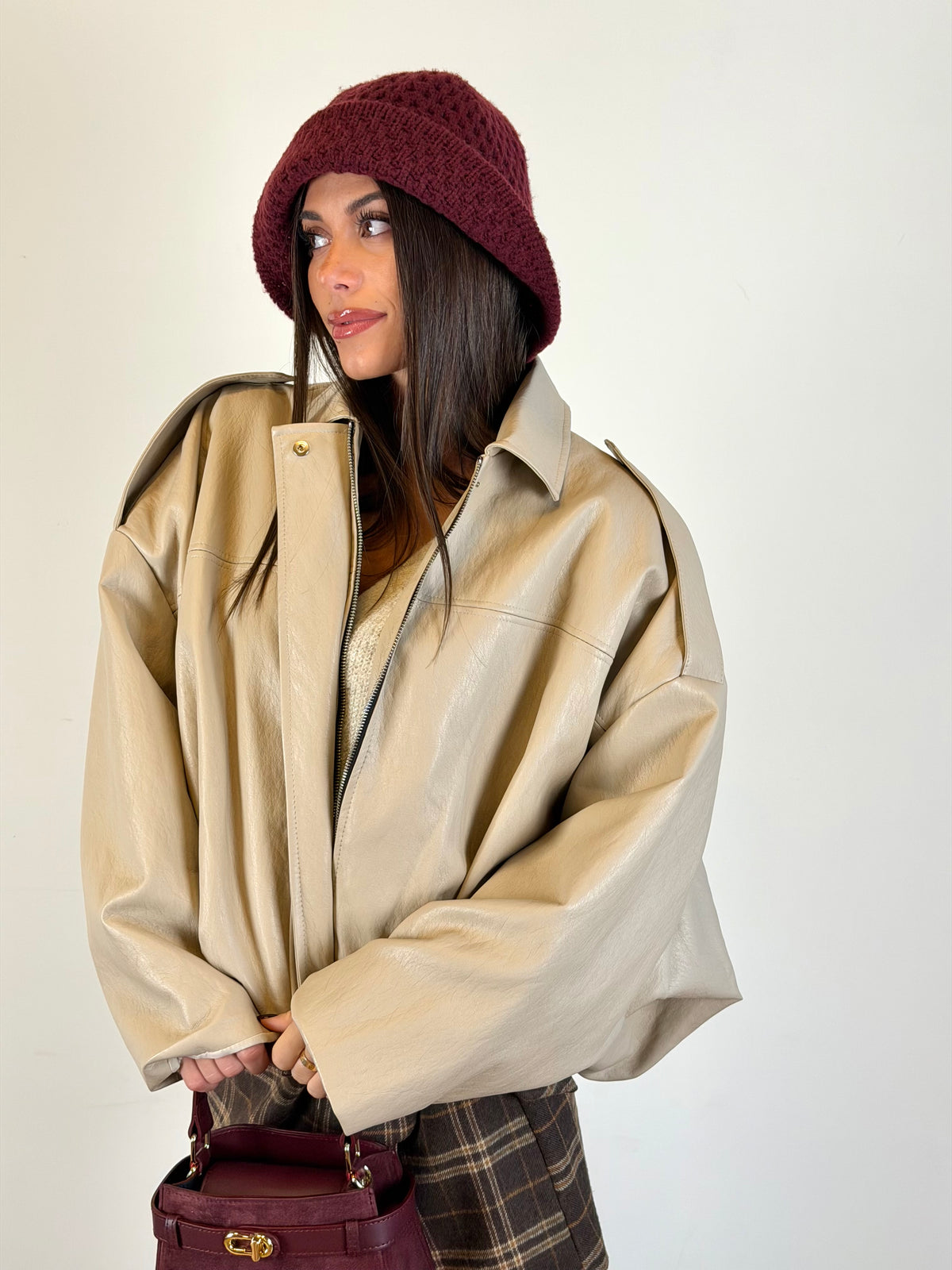 Bomber Remix beige