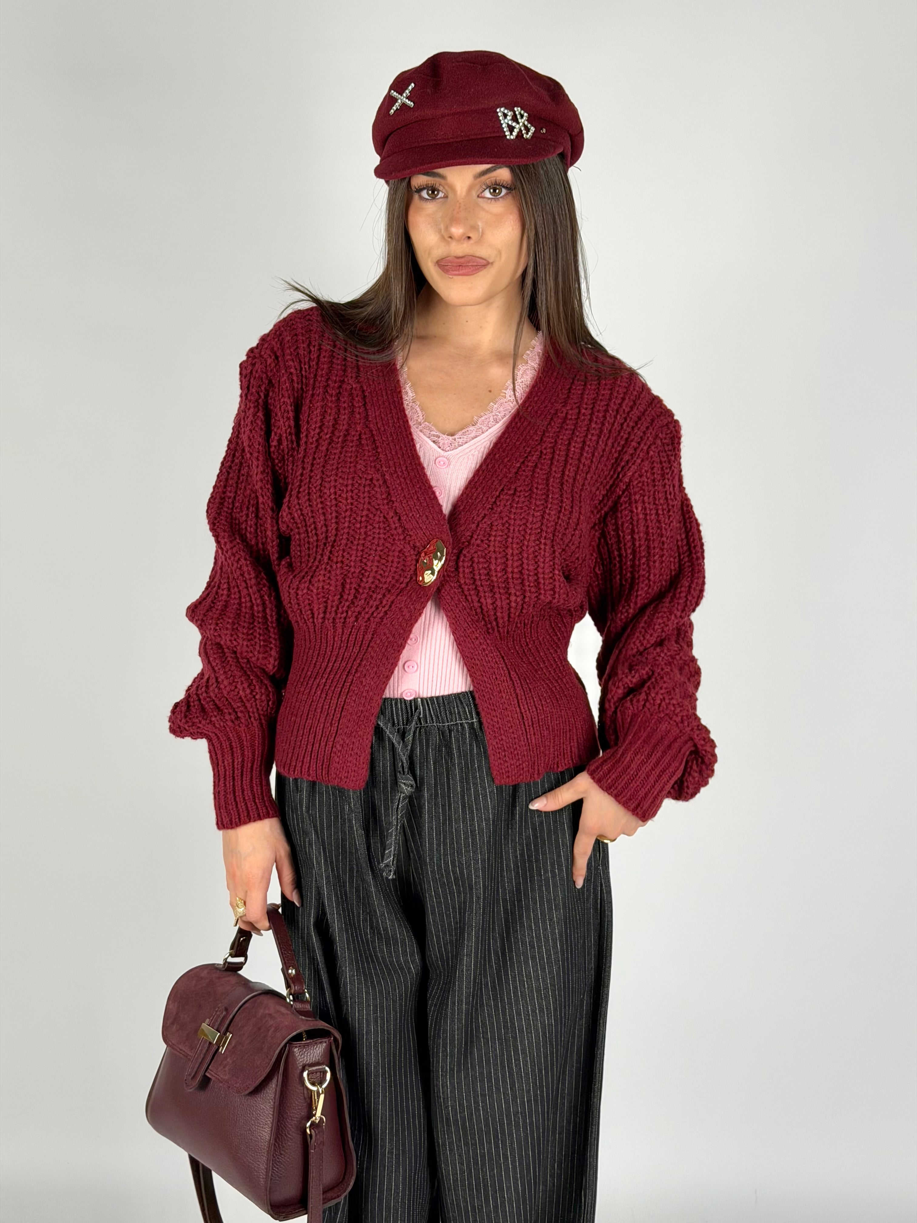 Maglia Amour bordeaux