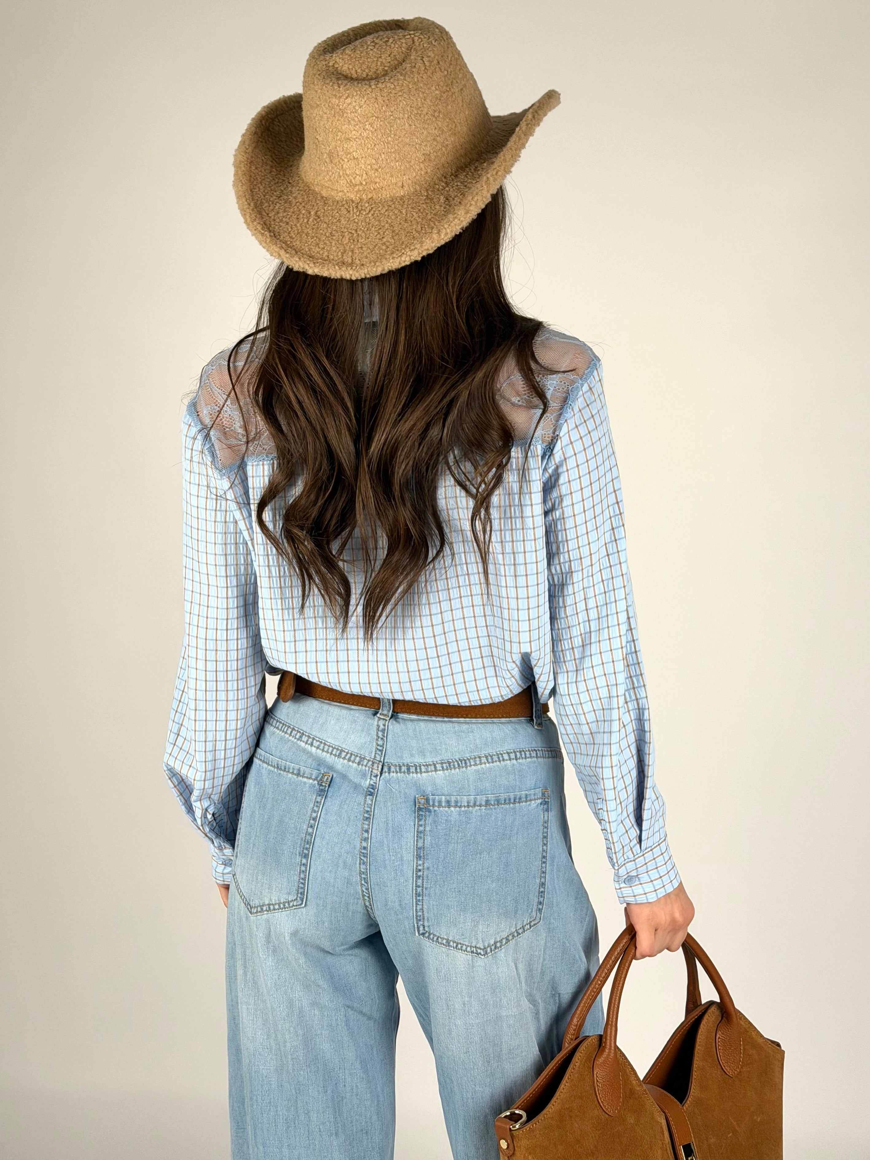 Camicia Naomi celeste